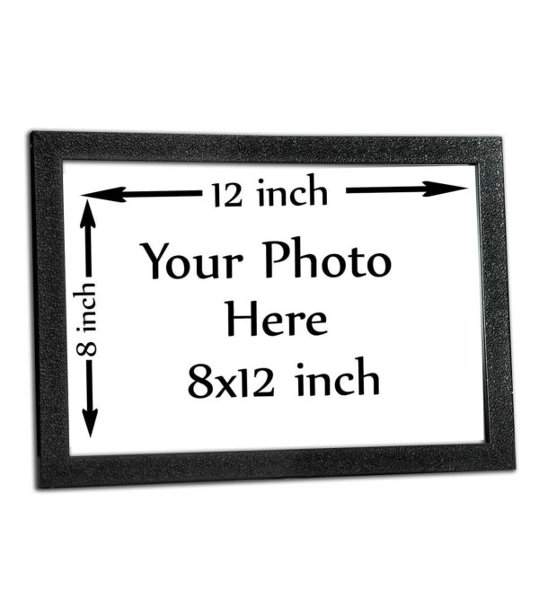 8×12 Frame With Photo Print ( Black Frame )