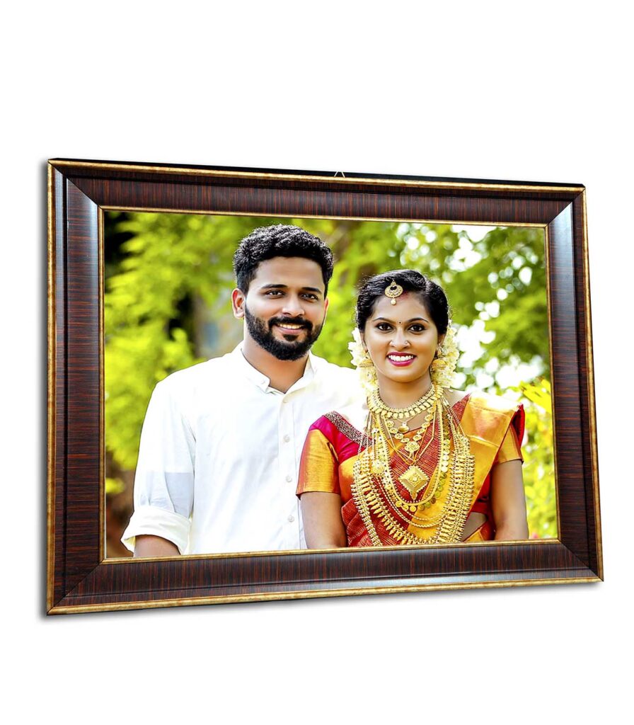 12x15 Frame With Photo Print ( Brown Frame ) #30 - Anand Gifts