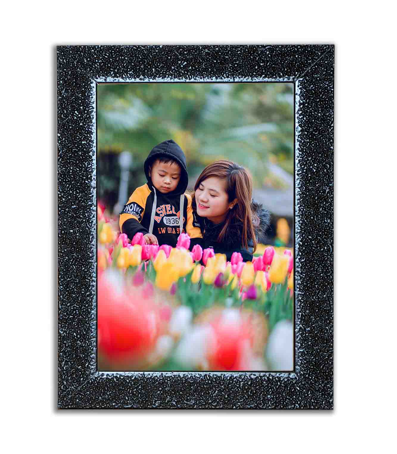 A6 Size (4x6 inch) Frame With Photo Print ( Black Frame )