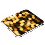 Bokeh Photography Of Yellow Lights Mouse pad