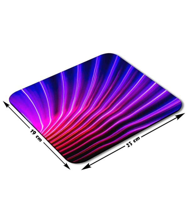 Purple And White Light Digital Mouse pad