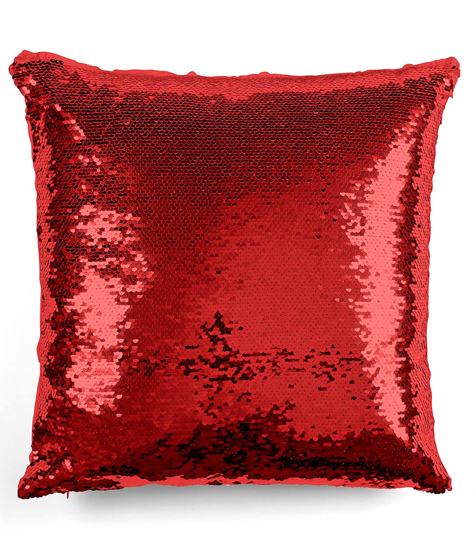 Personalized Red Square-Shaped Magic Pillow with Photo