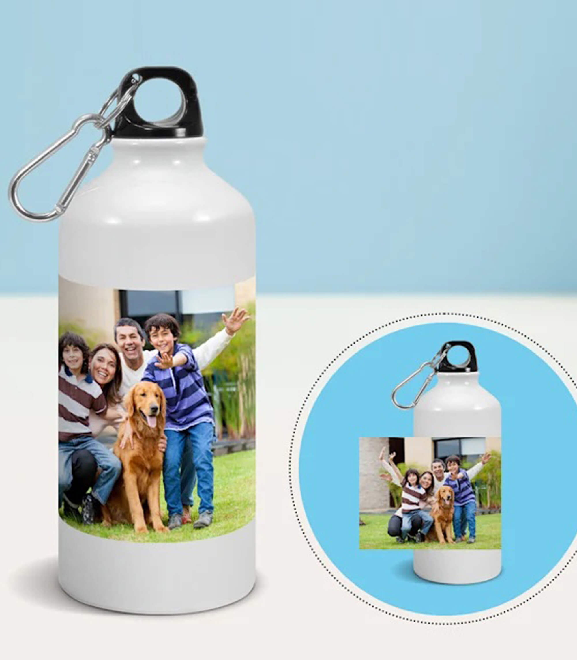 Customized 750ml Water Bottle with Photo Print