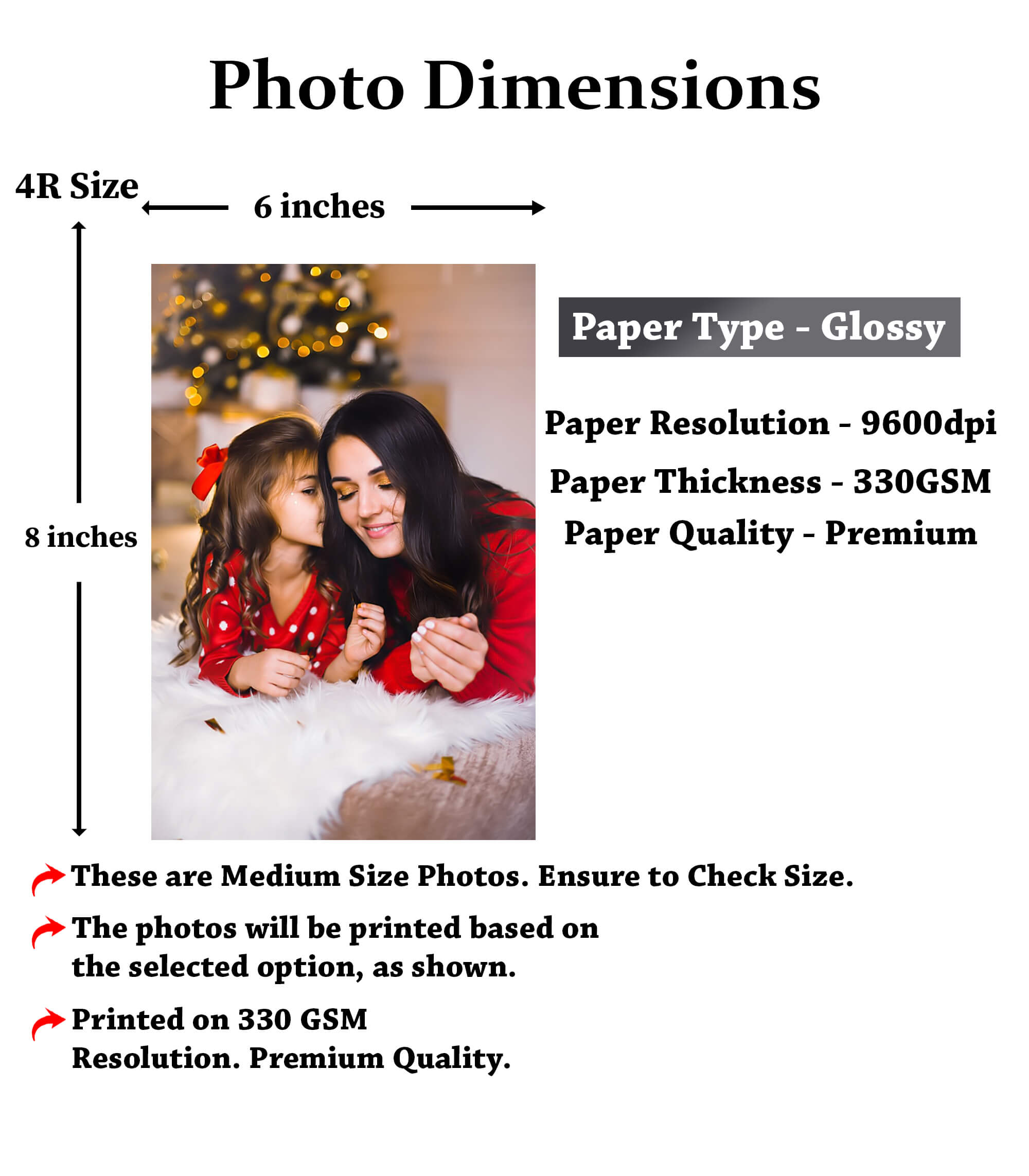 6x8 inch Photo Prints