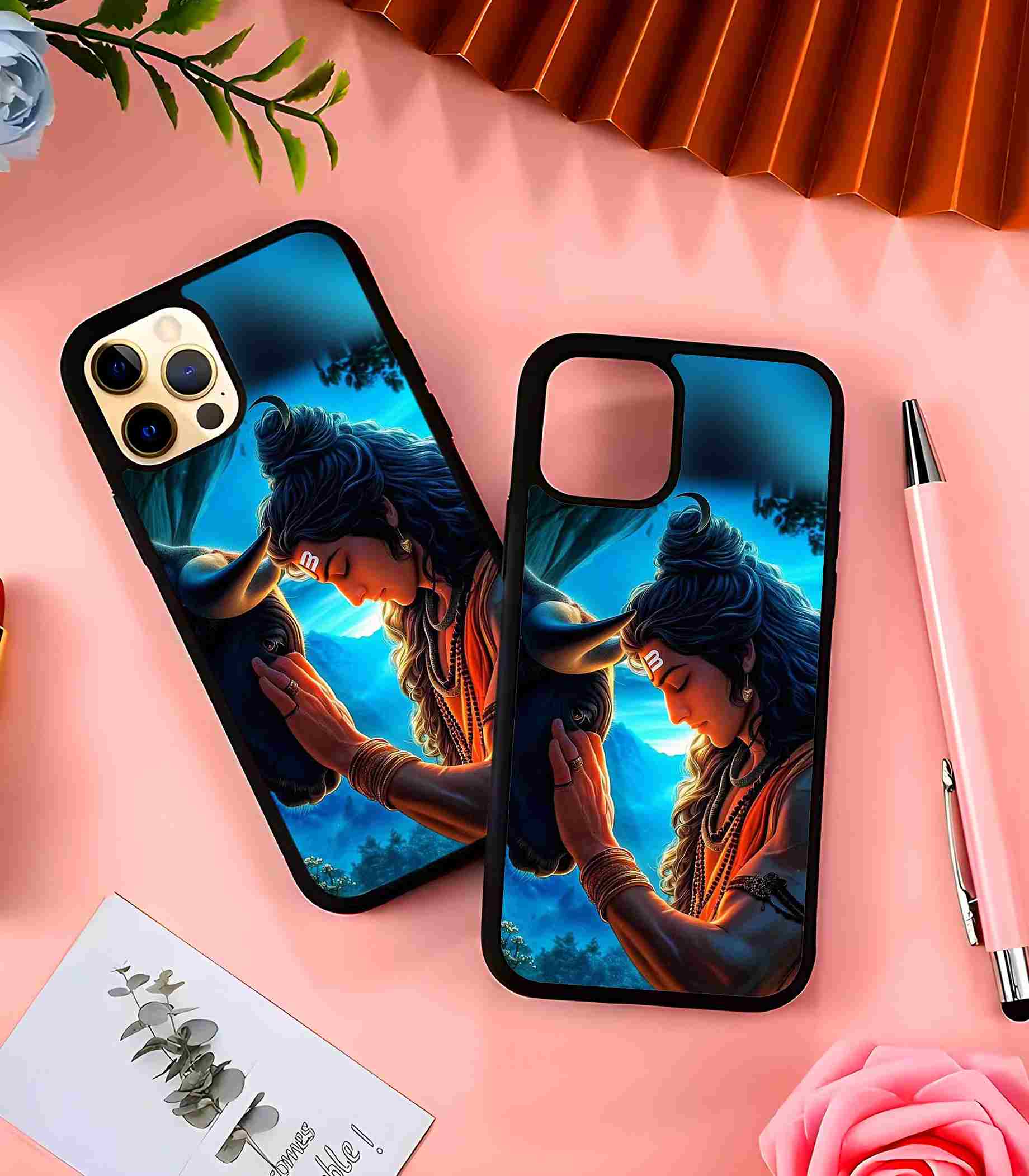 Shiva Mahadev 2D Rubber Mobile Back Cover