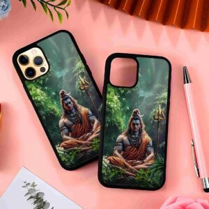 Shiva Meditation 2D Rubber Mobile Back Cover