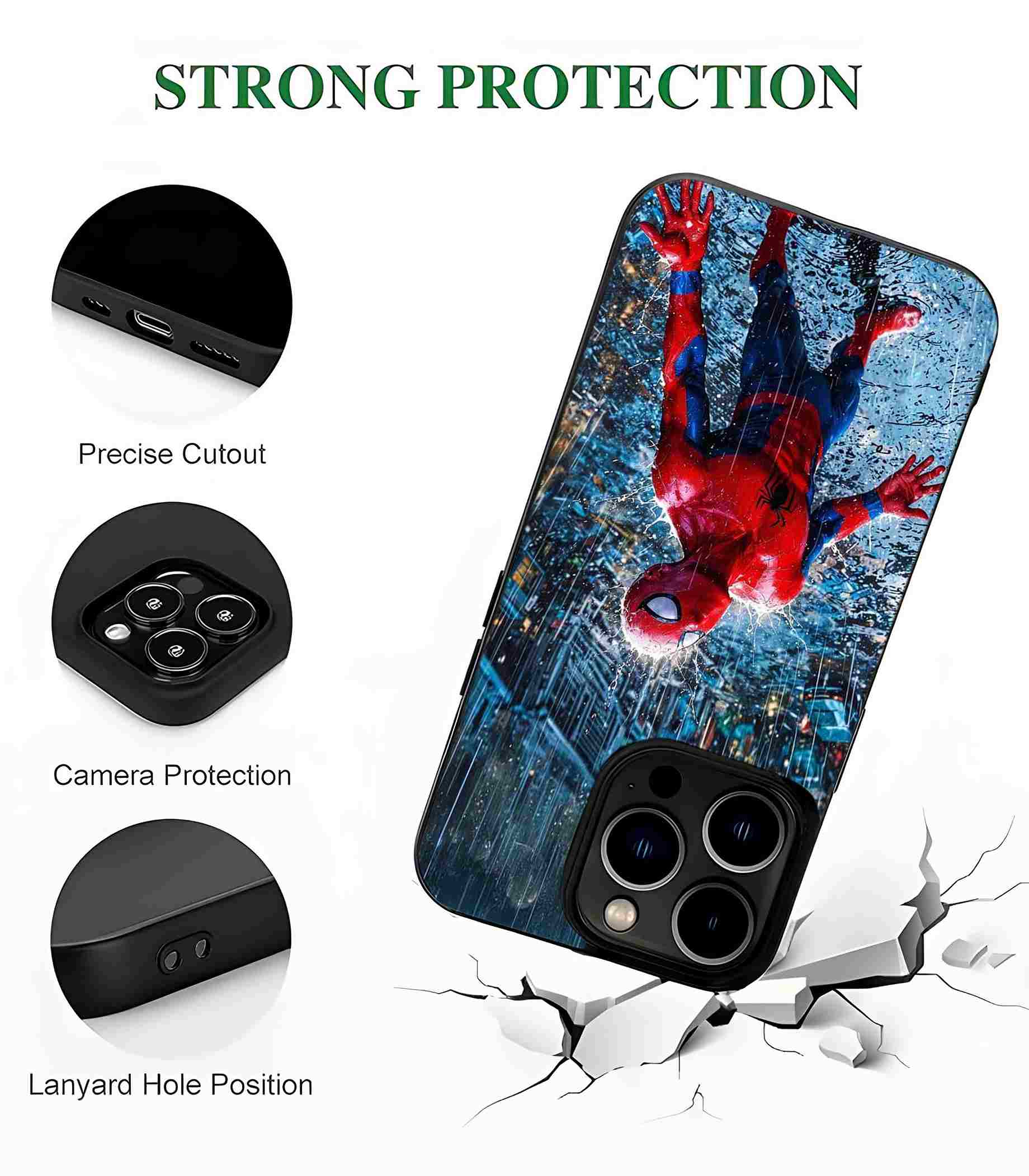 I am Spiderman 2D Rubber Mobile Back Cover
