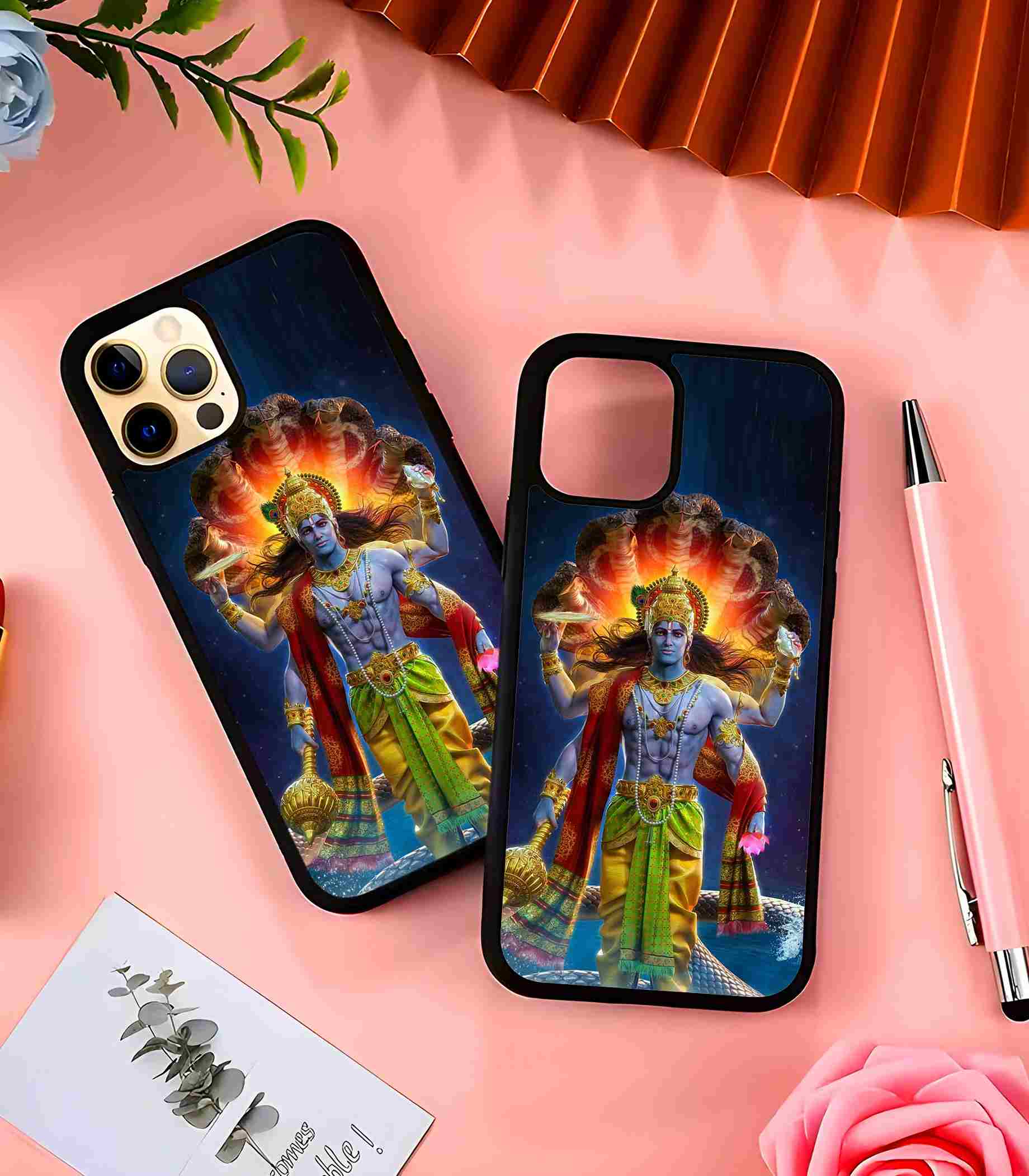 Vishnu 2D Rubber Mobile Back Cover Vishnu 2D Rubber Mobile Back Cover