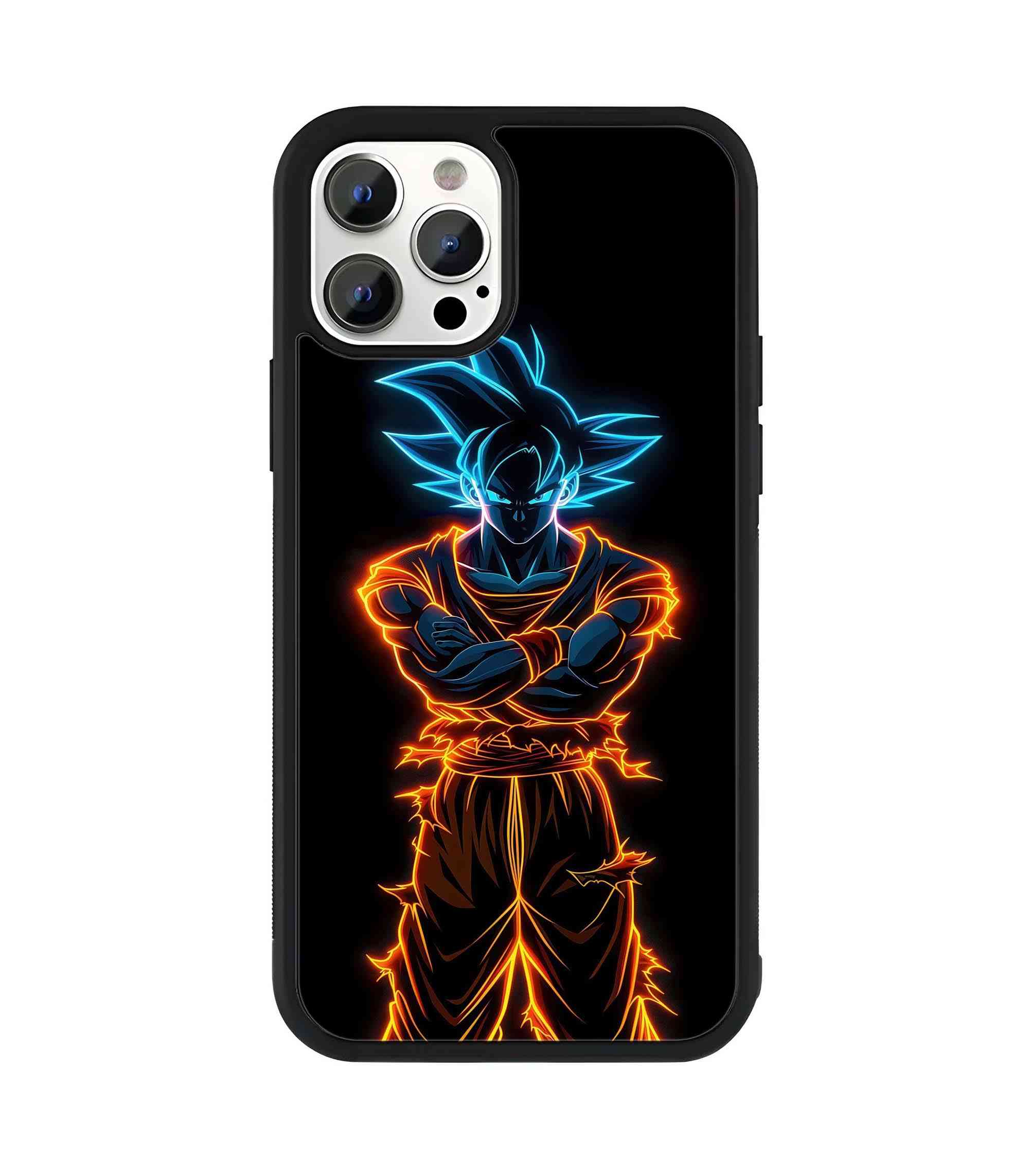 Son Goku 2D Rubber Mobile Back Cover Son Goku 2D Rubber Mobile Back Cover