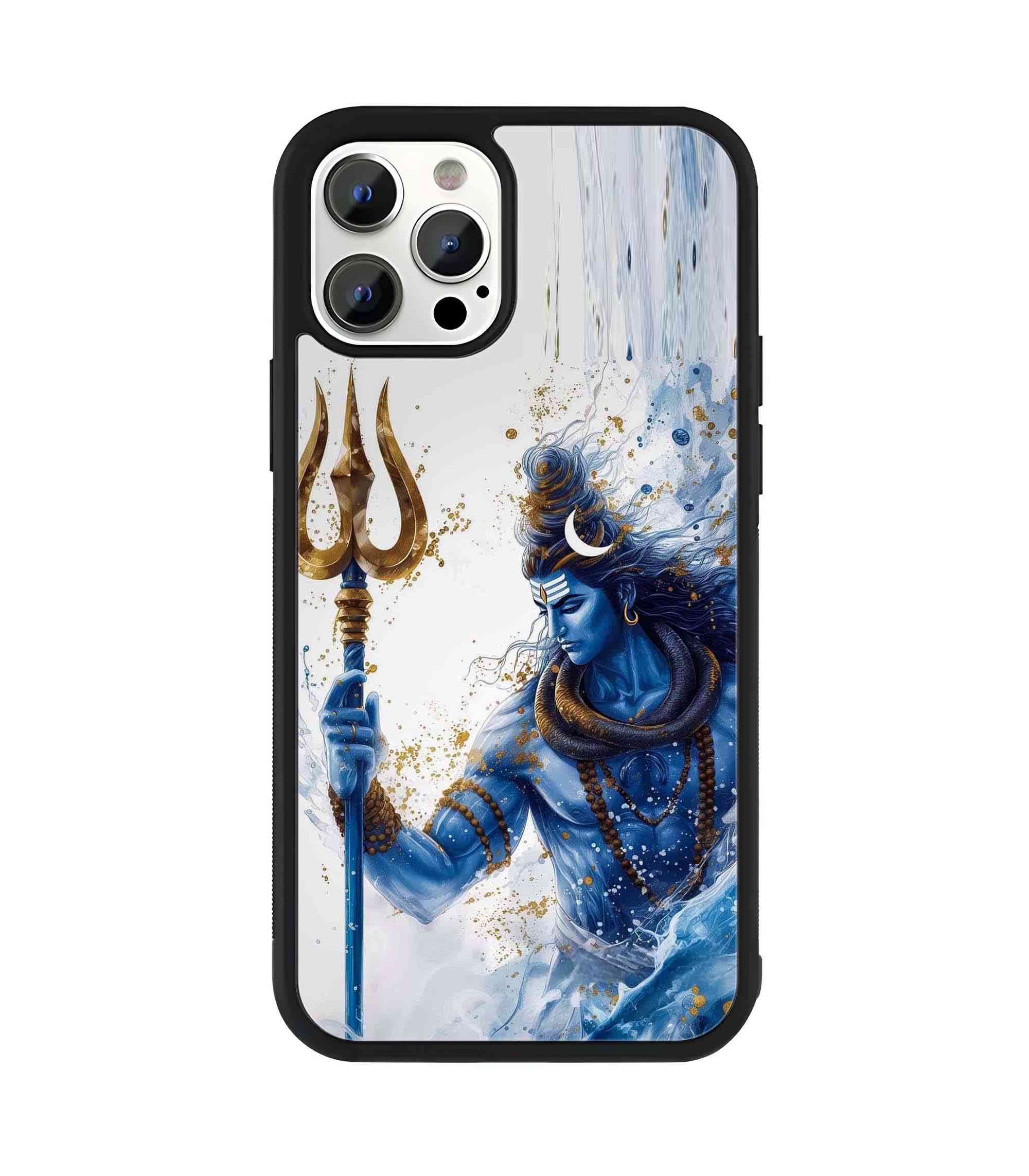 God Shiva with Trident 2D Rubber Mobile Back Cover God Shiva with Trident 2D Rubber Mobile Back Cover