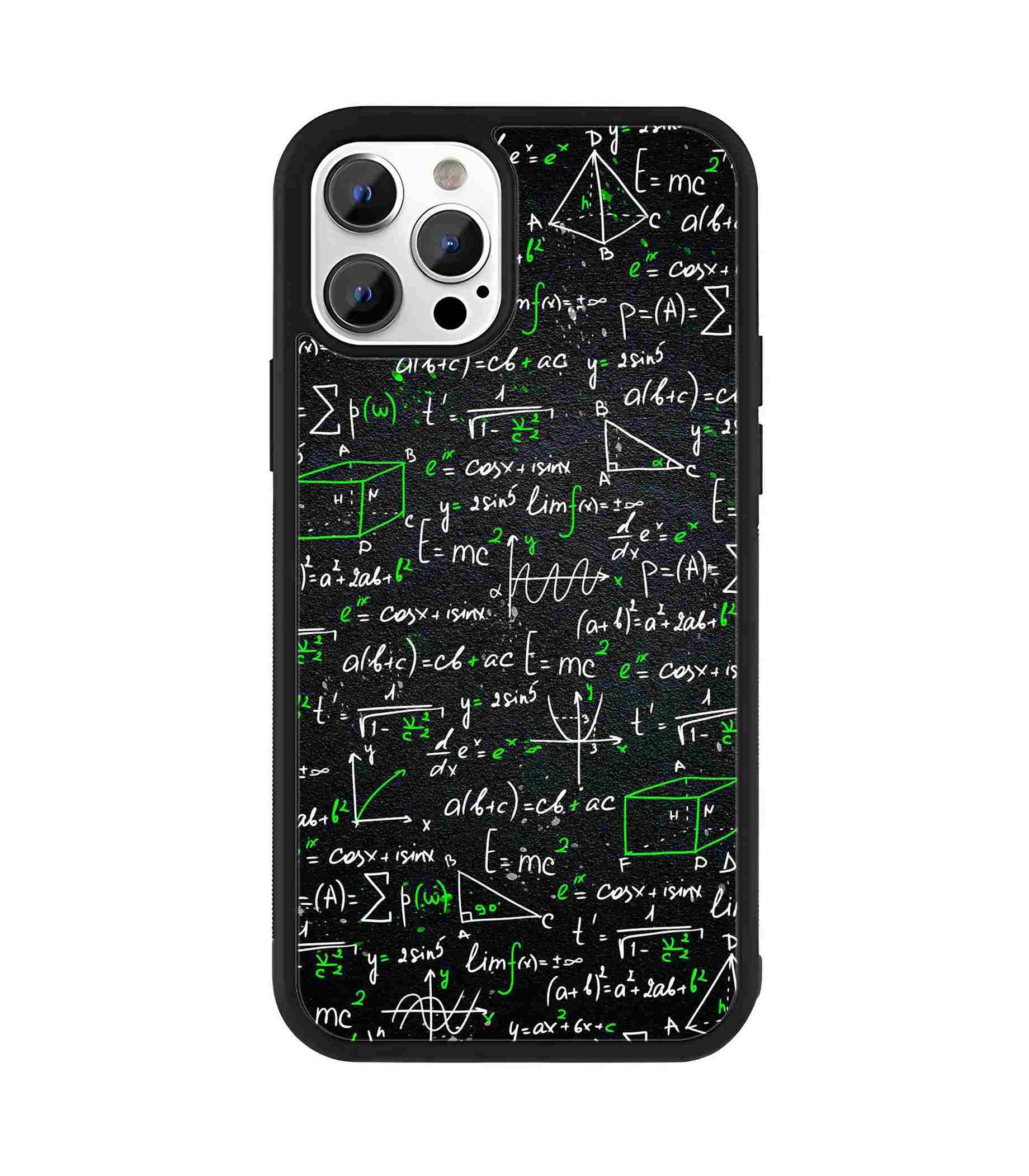 Einstein Physics 2D Rubber Mobile Back Cover