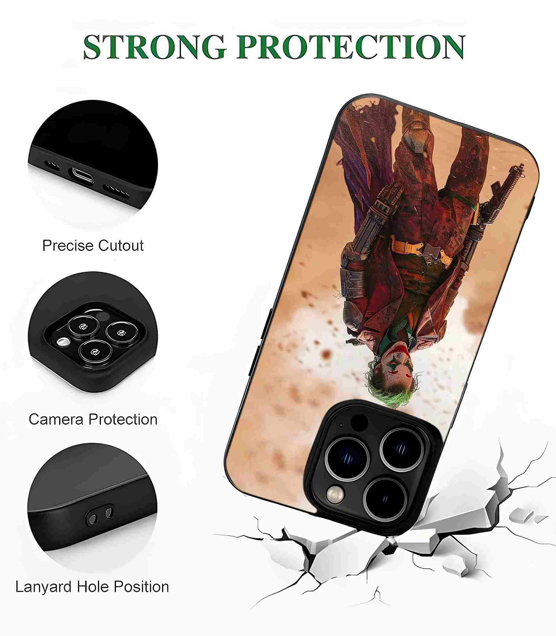 Joker in Mad Max 2D Rubber Mobile Back Cover Joker in Mad Max 2D Rubber Mobile Back Cover