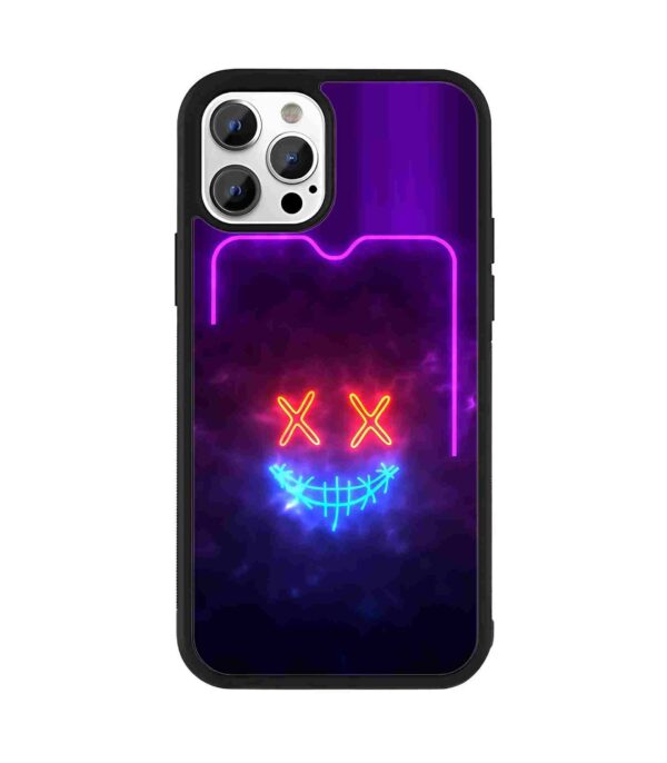 Neon Mask 2D Rubber Mobile Back Cover