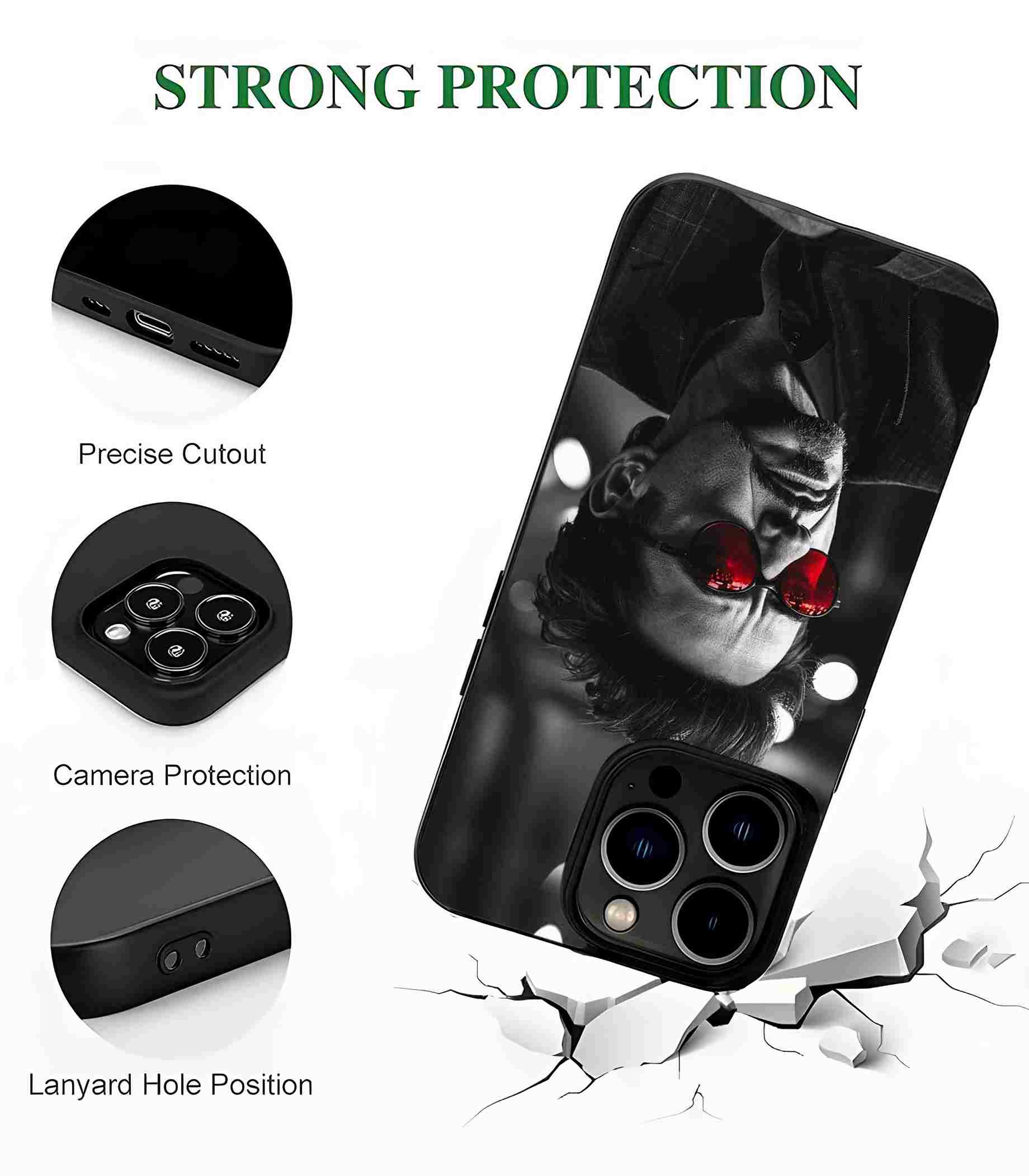 Legend Tony Stark 2D Rubber Mobile Back Cover