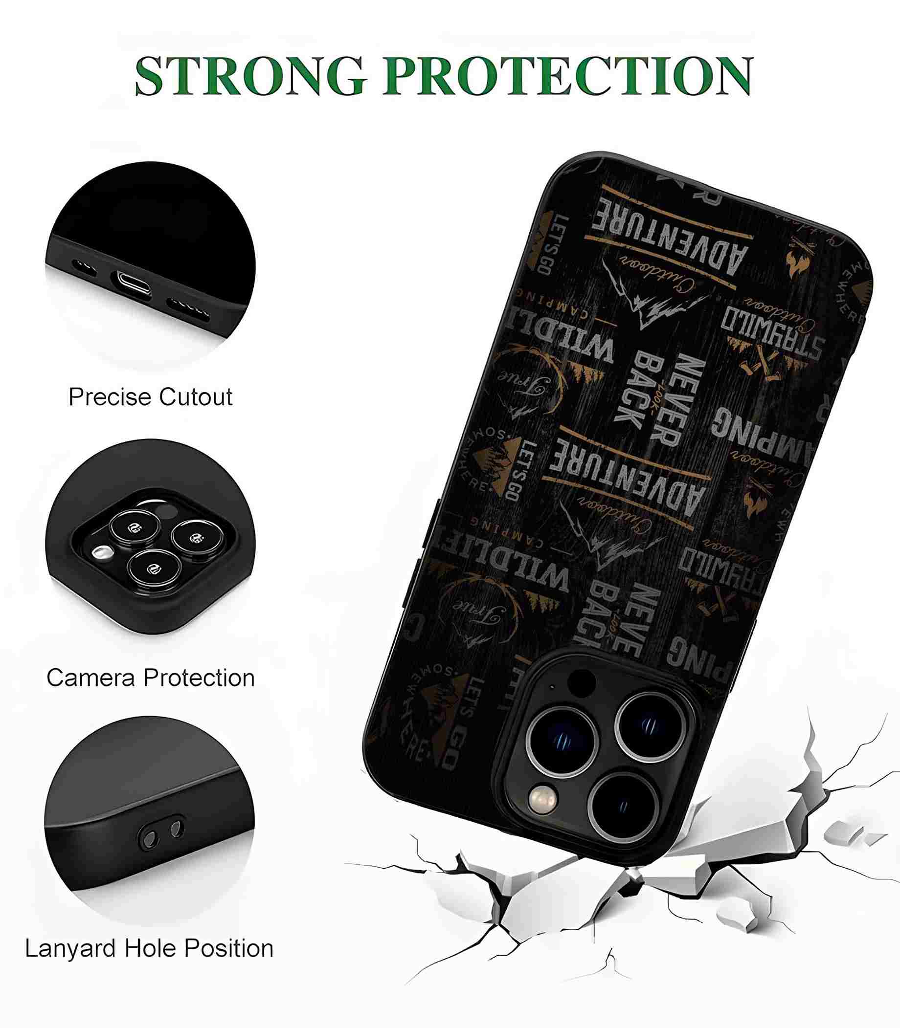 Outdoor Adventure 2D Rubber Mobile Back Cover Outdoor Adventure 2D Rubber Mobile Back Cover