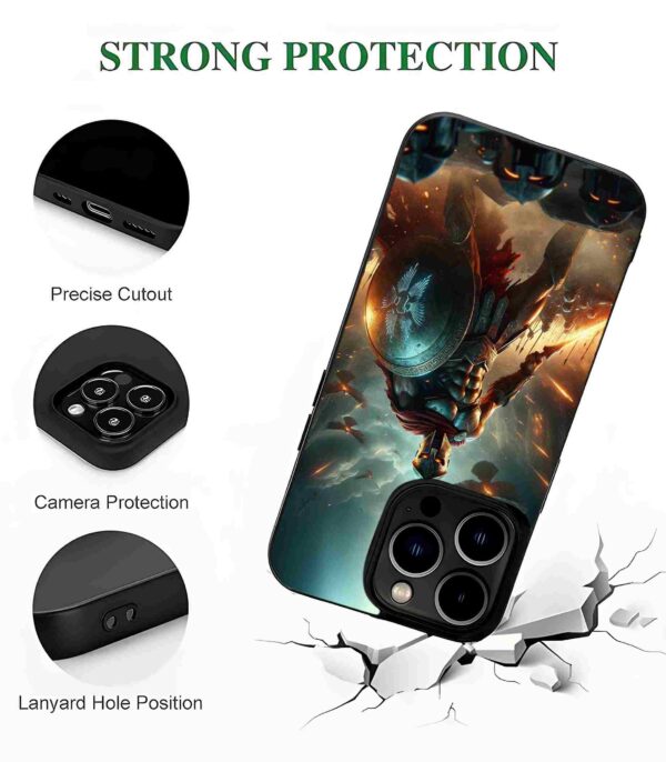 Sparta War 2D Rubber Mobile Back Cover