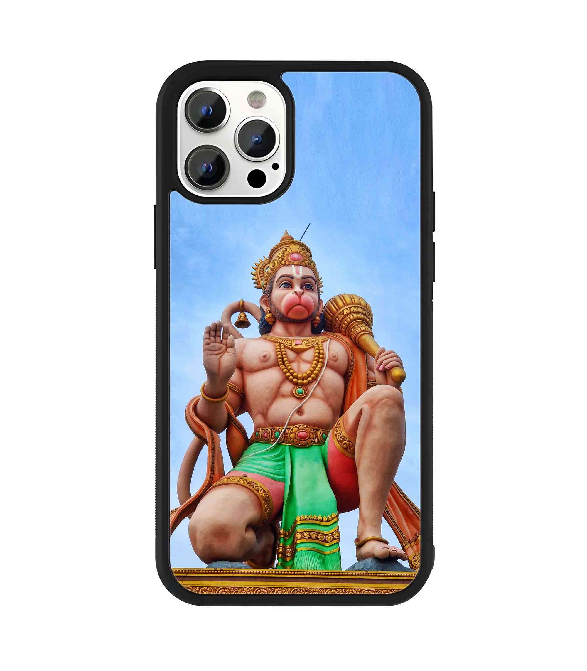 Hanuman Statue 2D Rubber Mobile Back Cover