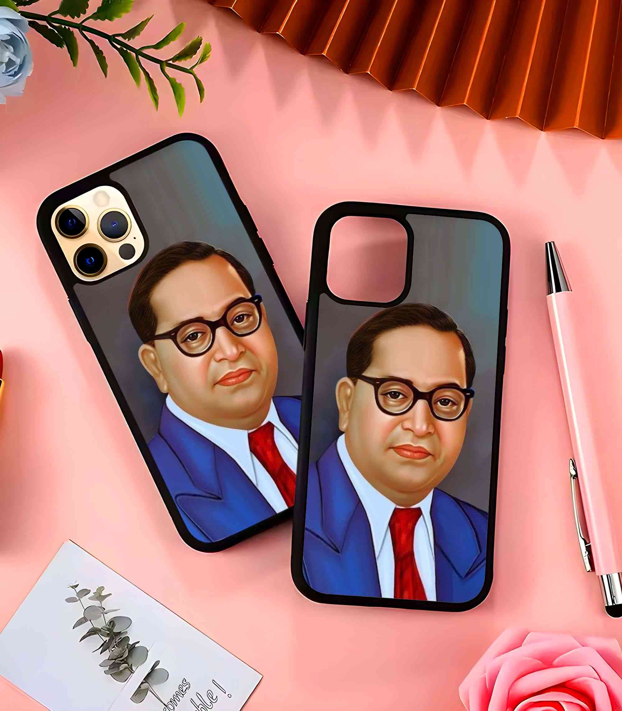 Ambedkar 2D Rubber Mobile Back Cover #2