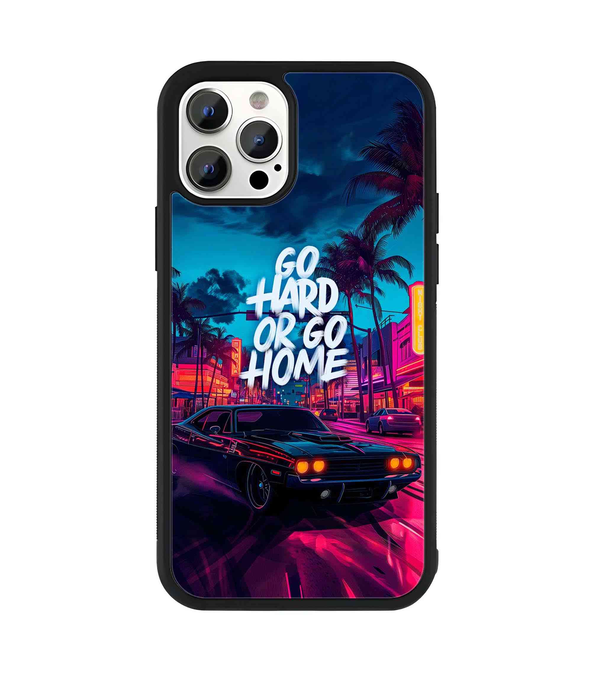 Go Hard Go Home GTA-6 2D Rubber Mobile Back Cover