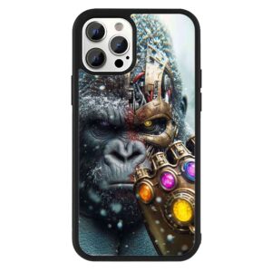 Kong with Infinity Gauntlet 2D Rubber Mobile Back Cover