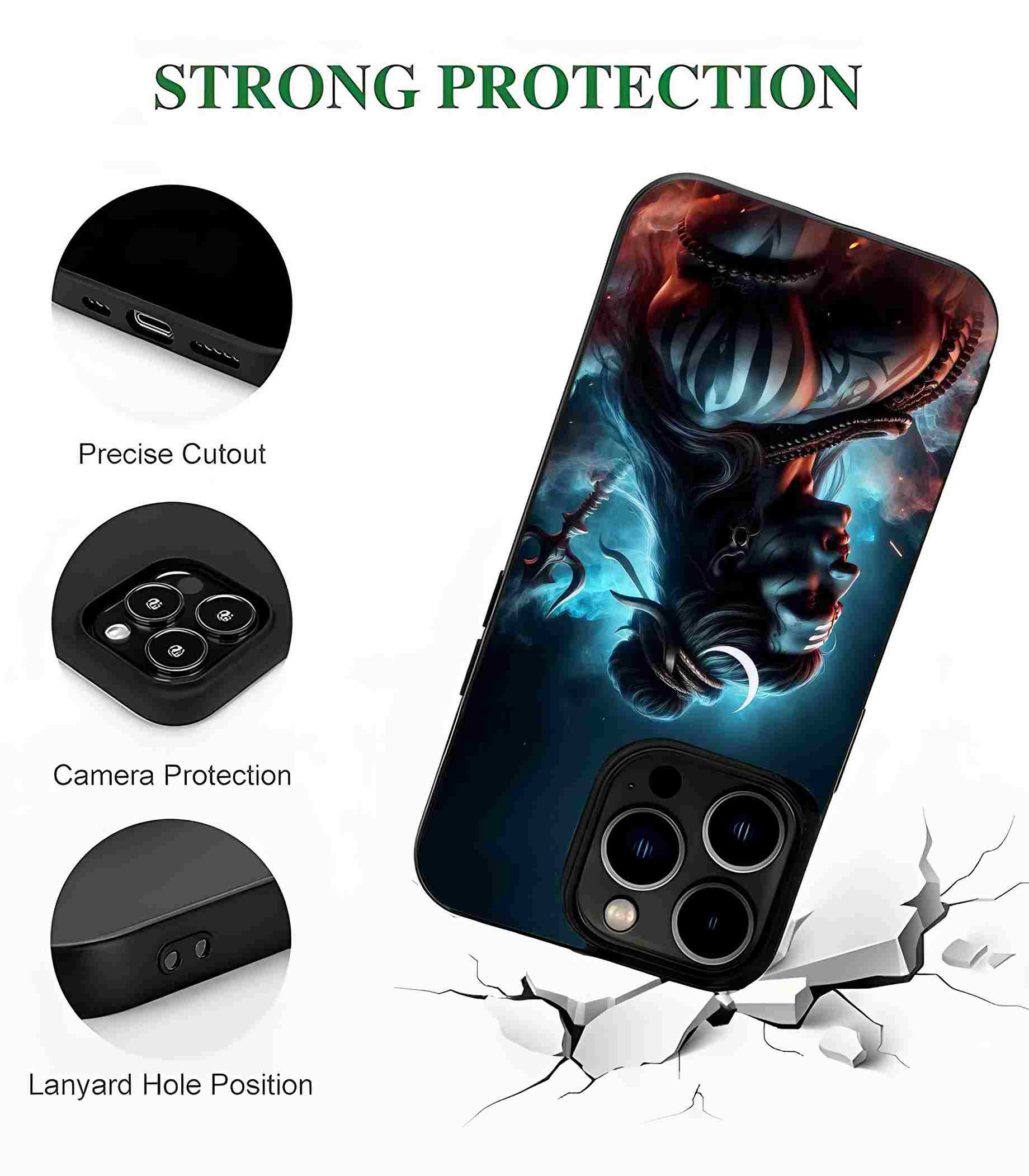 Lord Mahadev 2D Rubber Mobile Back Cover Lord Mahadev 2D Rubber Mobile Back Cover