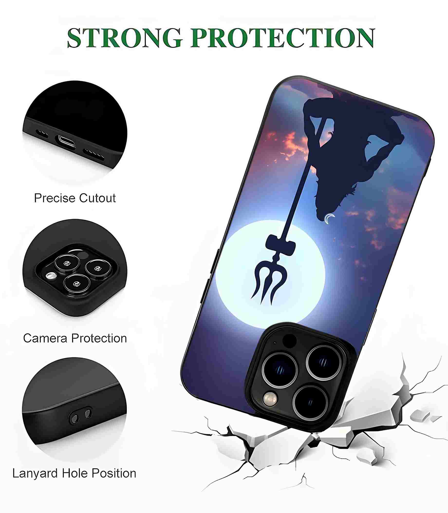 Lord Shiva Mahadev 2D Rubber Mobile Back Cover Lord Shiva Mahadev 2D Rubber Mobile Back Cover
