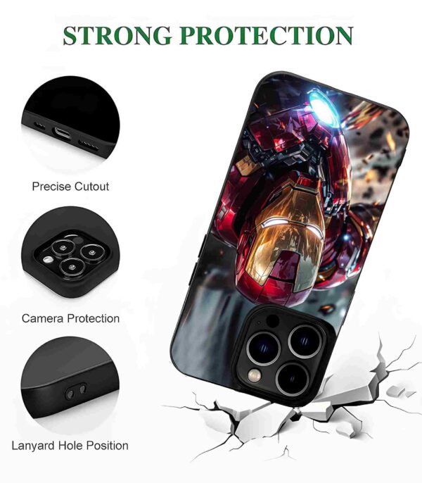 The Iron Man 2D Rubber Mobile Back Cover