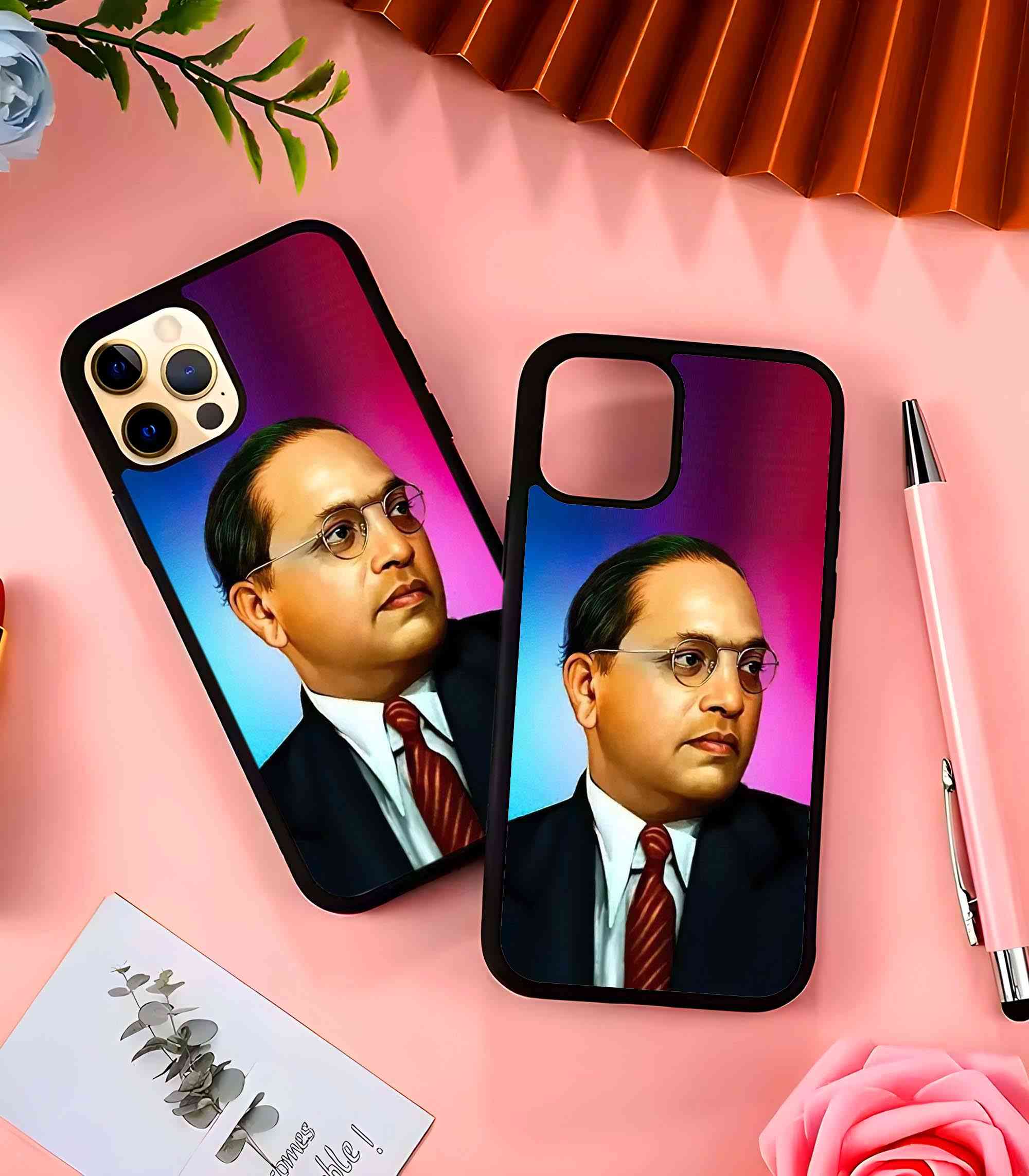 Ambedkar 2D Rubber Mobile Back Cover #3 Ambedkar 2D Rubber Mobile Back Cover #3