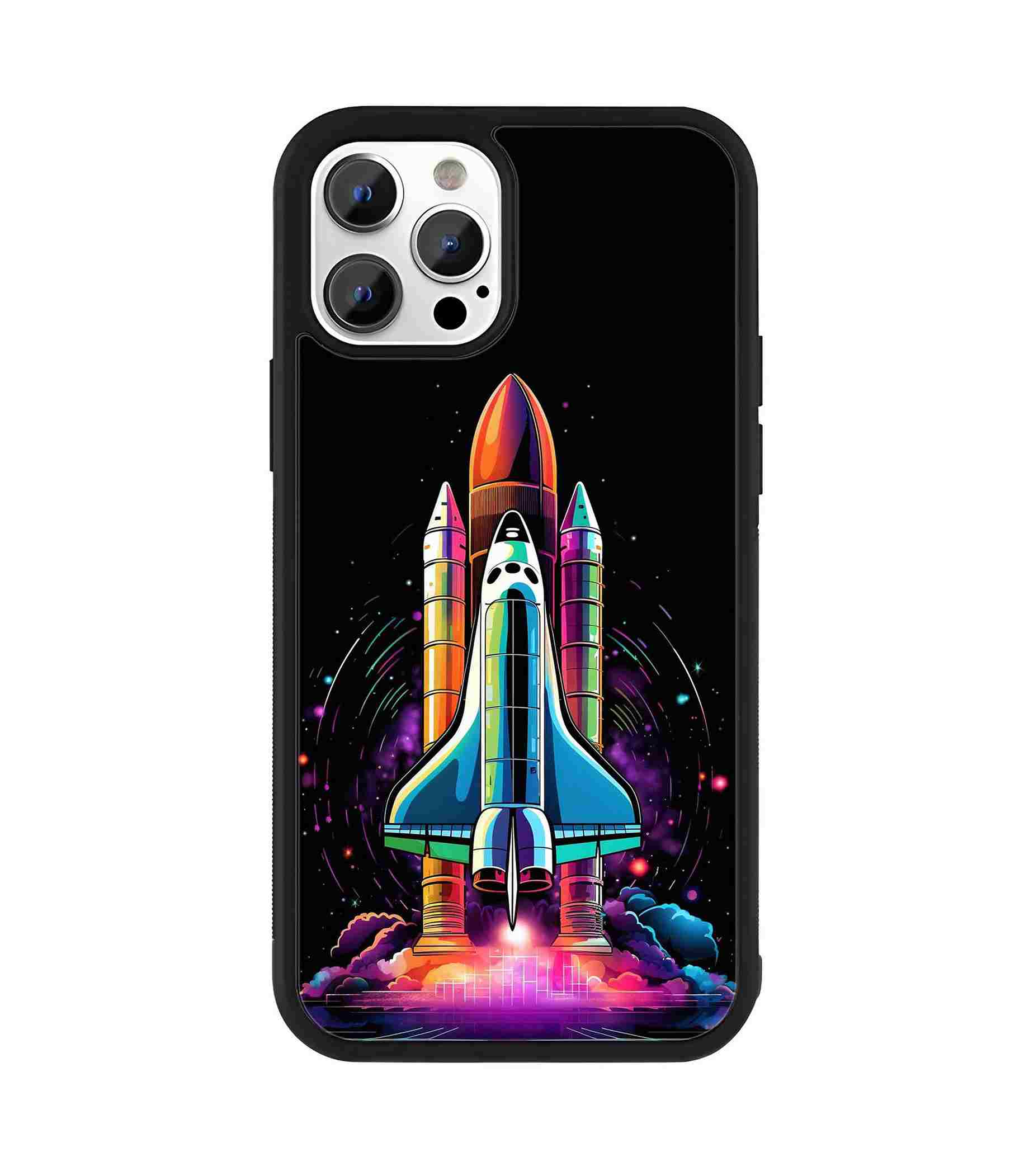 Space Shuttle 2D Rubber Mobile Back Cover Space Shuttle 2D Rubber Mobile Back Cover