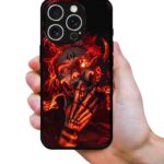 Anime Character 2D Rubber Mobile Back Cover