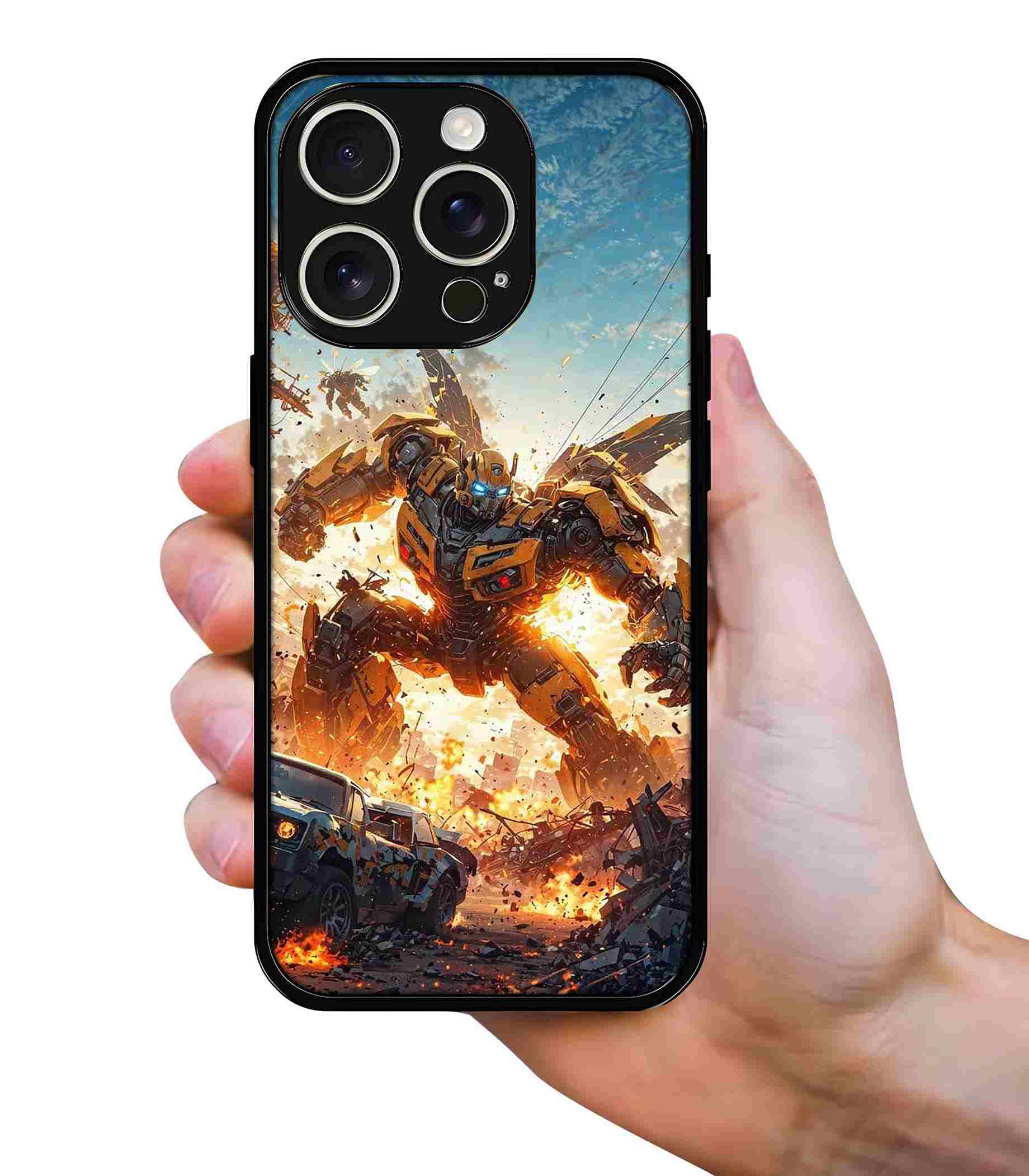 Bumblebee 2D Rubber Mobile Back Cover