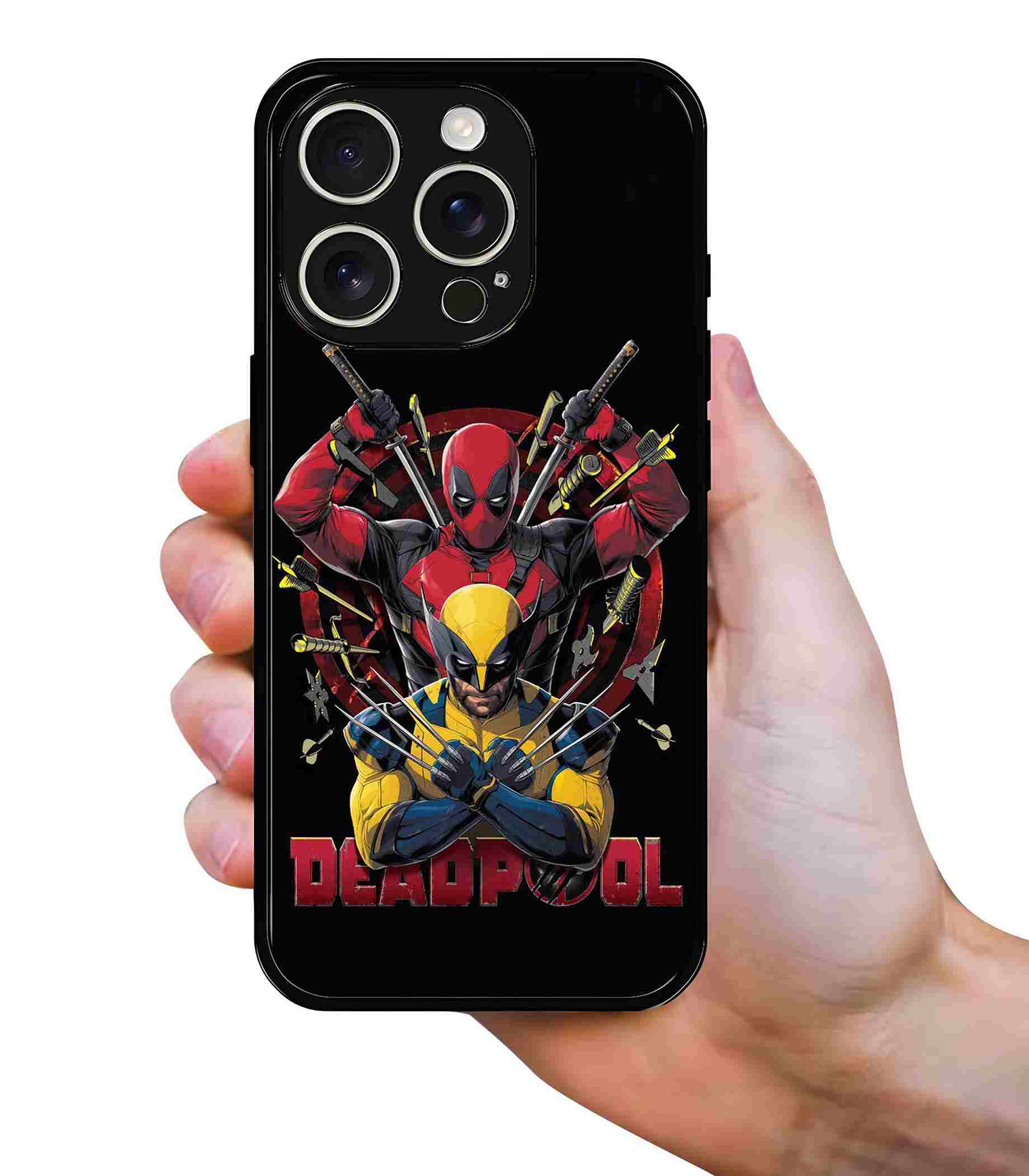 Deadpool and Wolverine 2D Rubber Mobile Back Cover