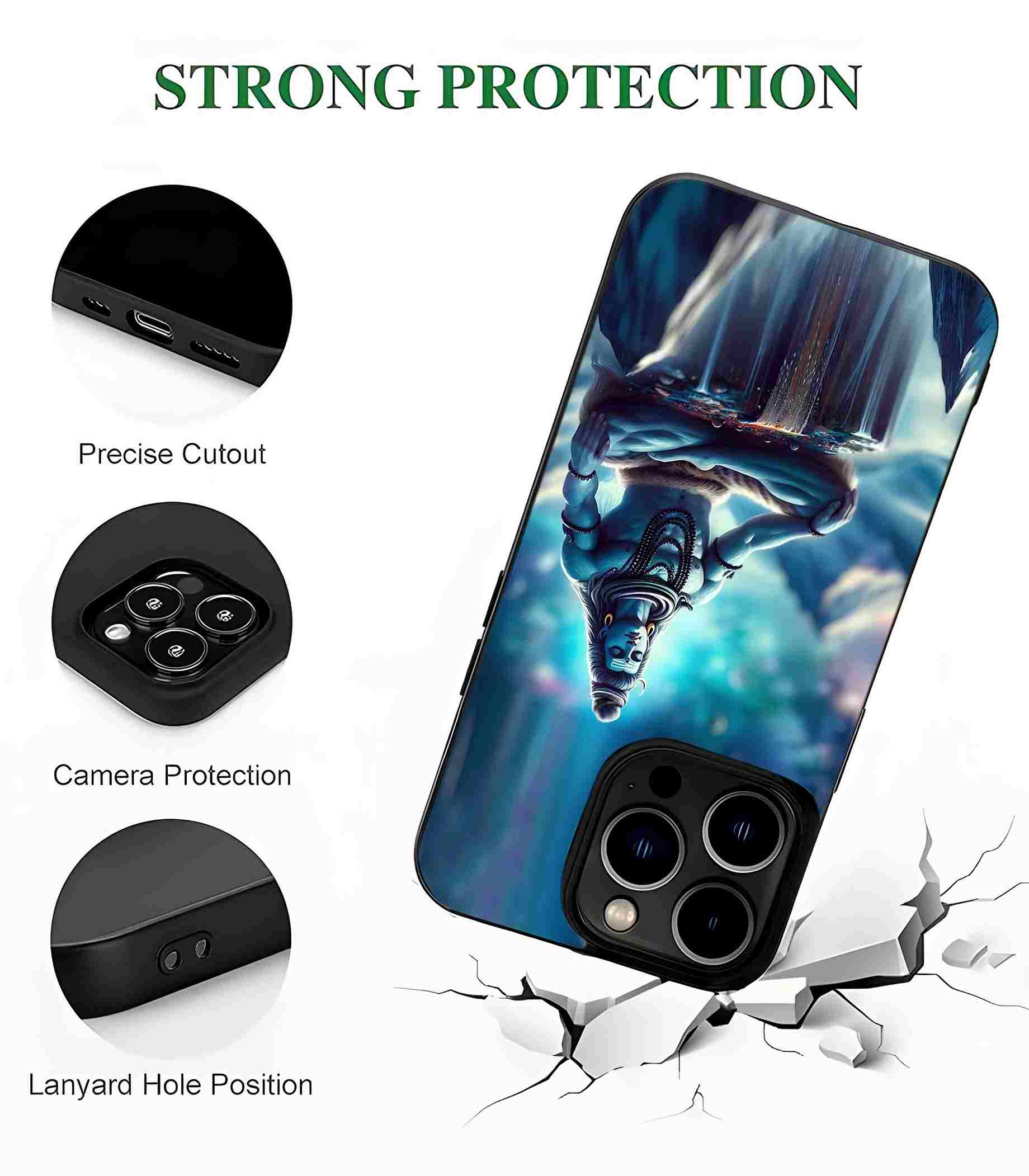 Shiv 2D Rubber Mobile Back Cover Shiv 2D Rubber Mobile Back Cover