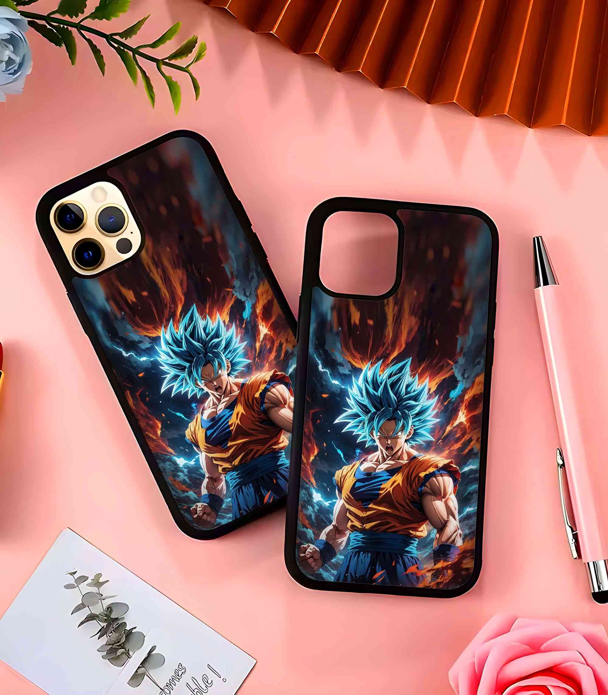 Goku Ultra Powers 2D Rubber Mobile Back Cover Goku Ultra Powers 2D Rubber Mobile Back Cover