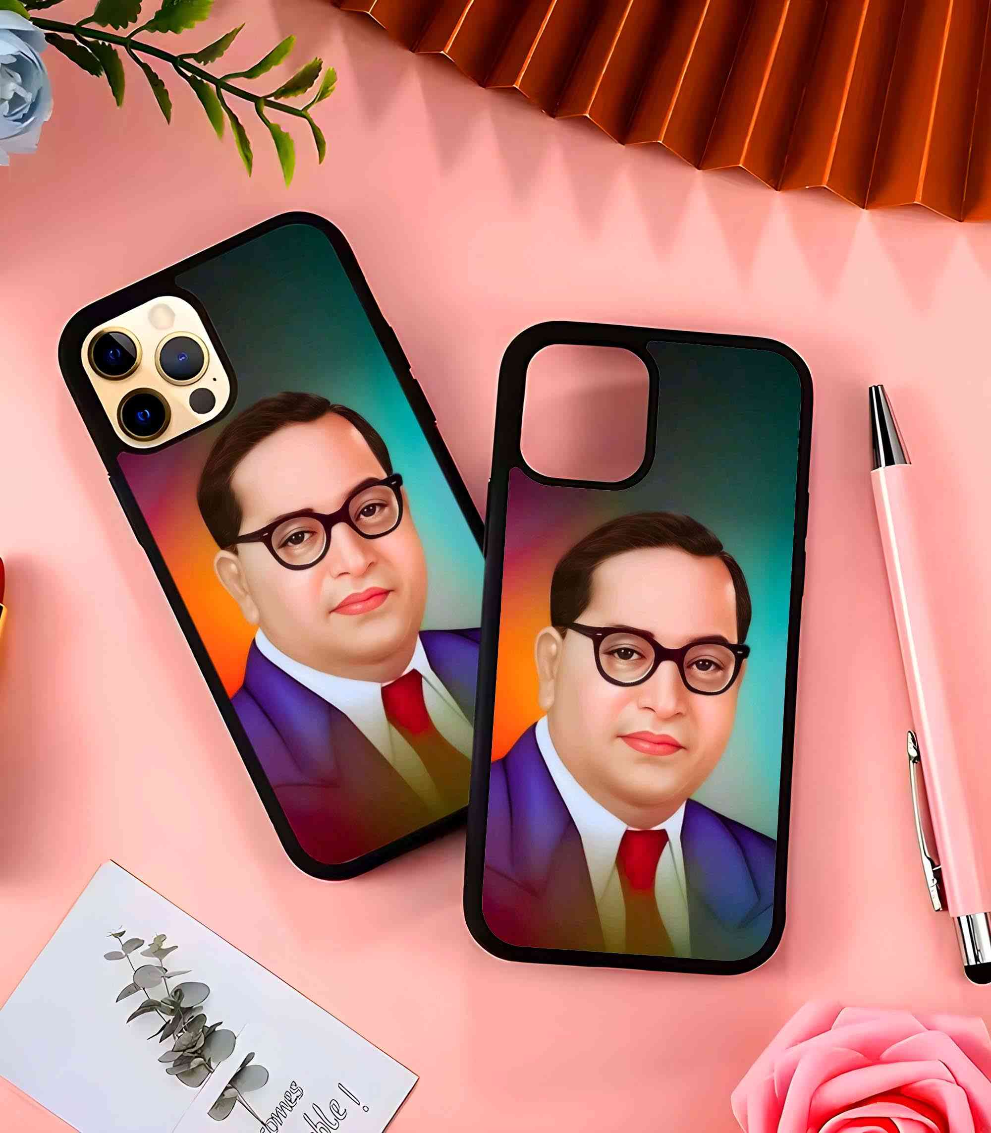 Ambedkar 2D Rubber Mobile Back Cover #4