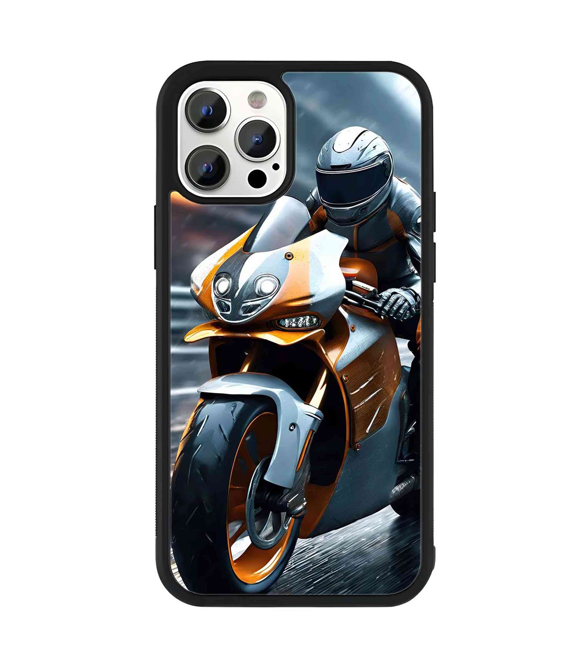 Hyper Rider 2D Rubber Mobile Back Cover Hyper Rider 2D Rubber Mobile Back Cover