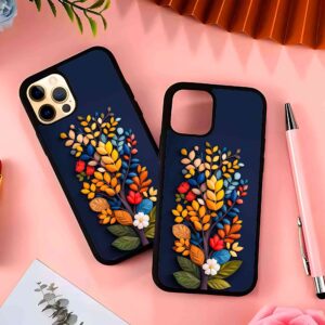 3D Tree 2D Rubber Mobile Back Cover