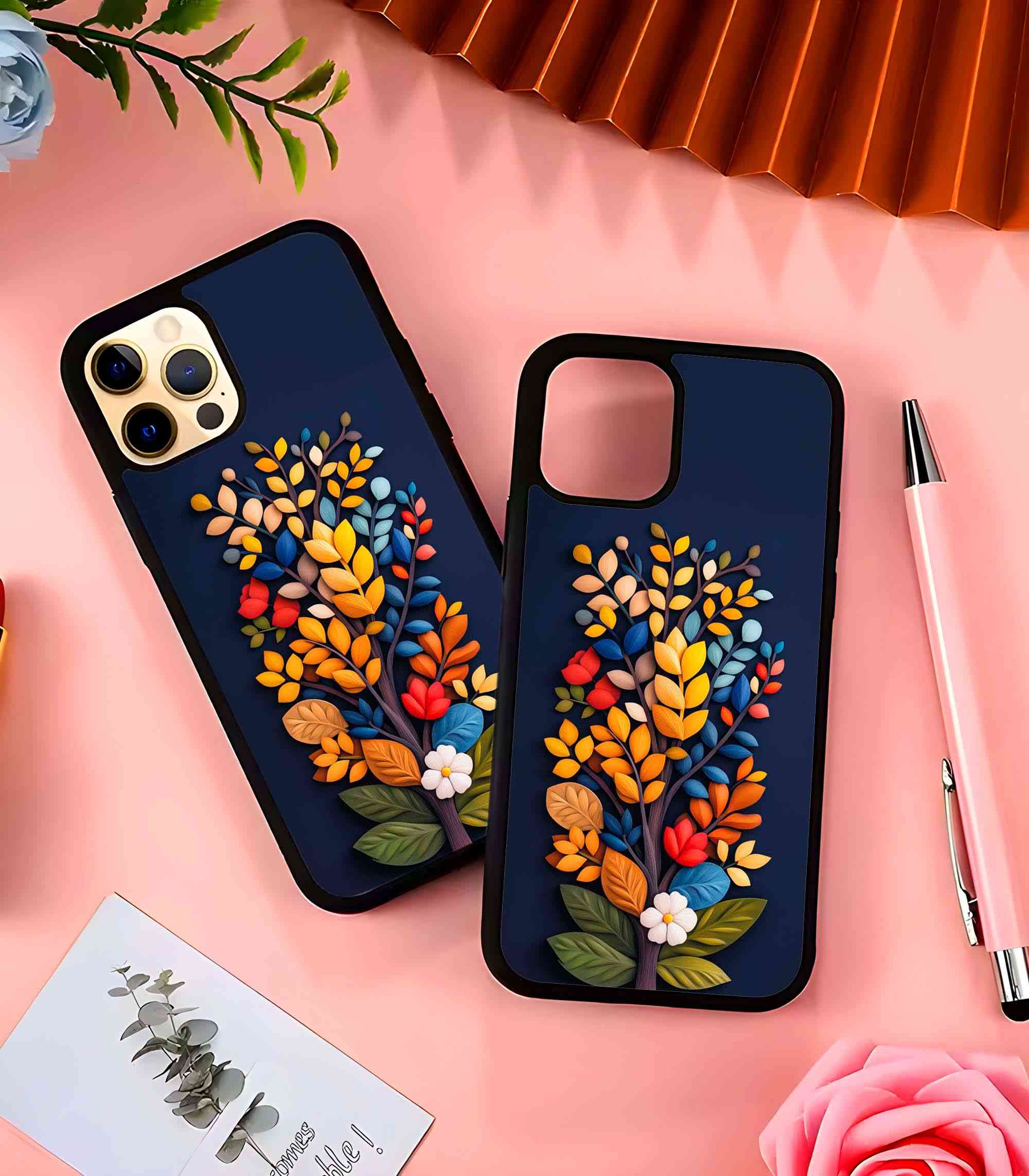 3D Tree 2D Rubber Mobile Back Cover 3D Tree 2D Rubber Mobile Back Cover