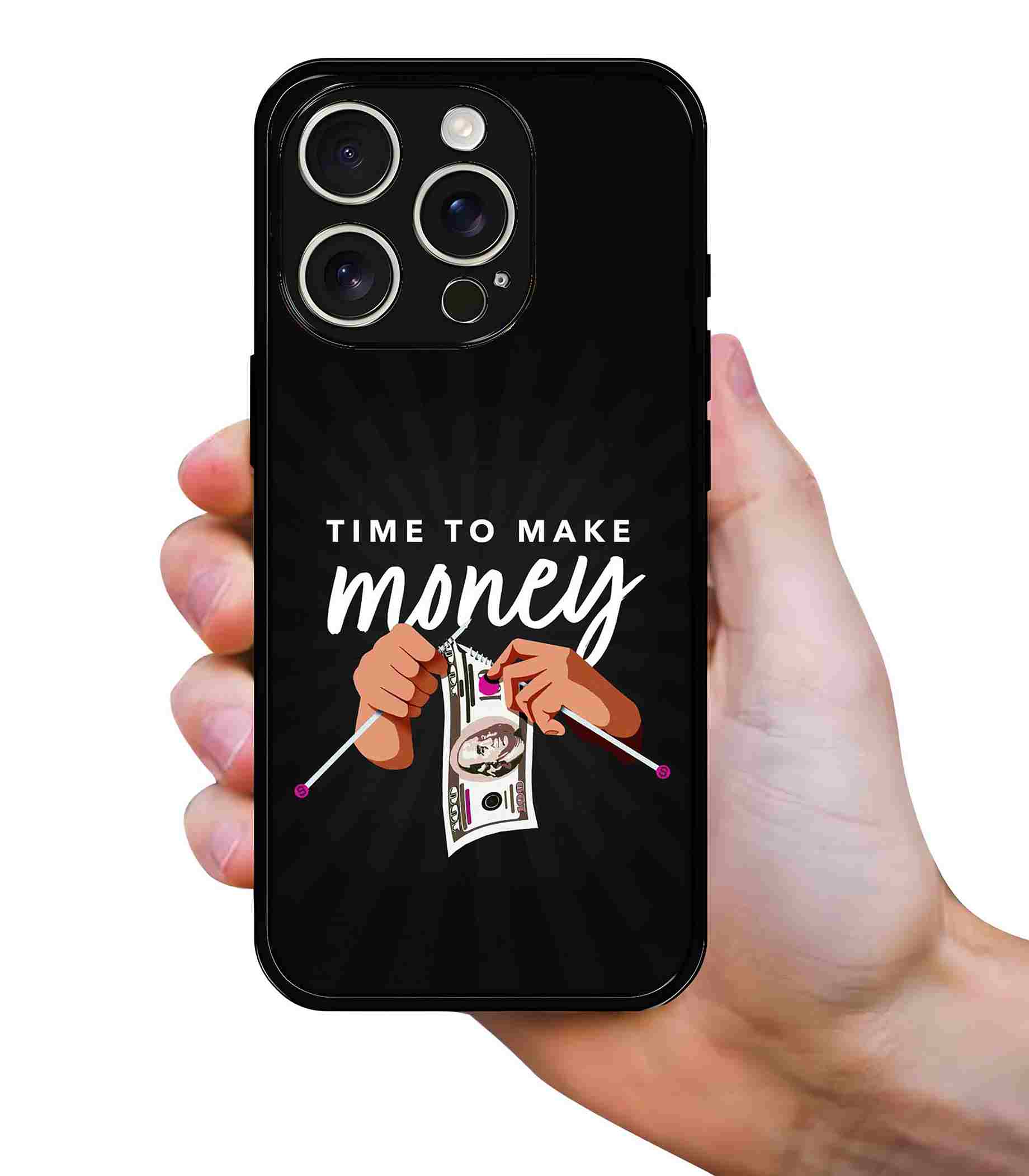 It's Time to Make Money 2D Rubber Mobile Back Cover It's Time to Make Money 2D Rubber Mobile Back Cover