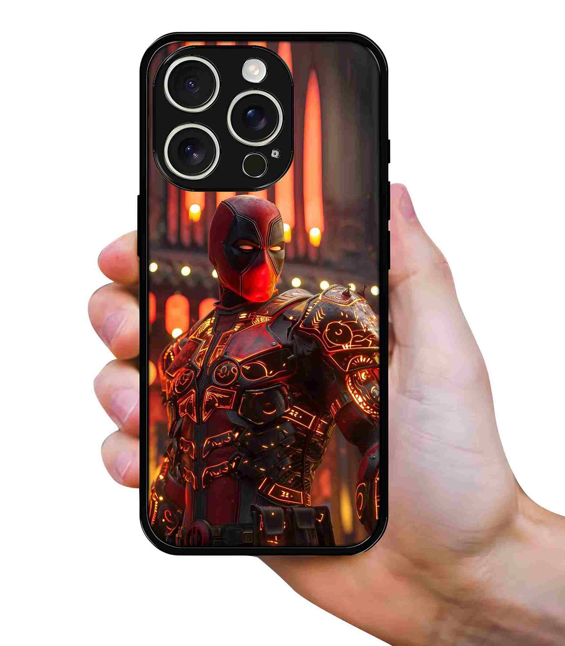 Deadpool New Suit 2D Rubber Mobile Back Cover