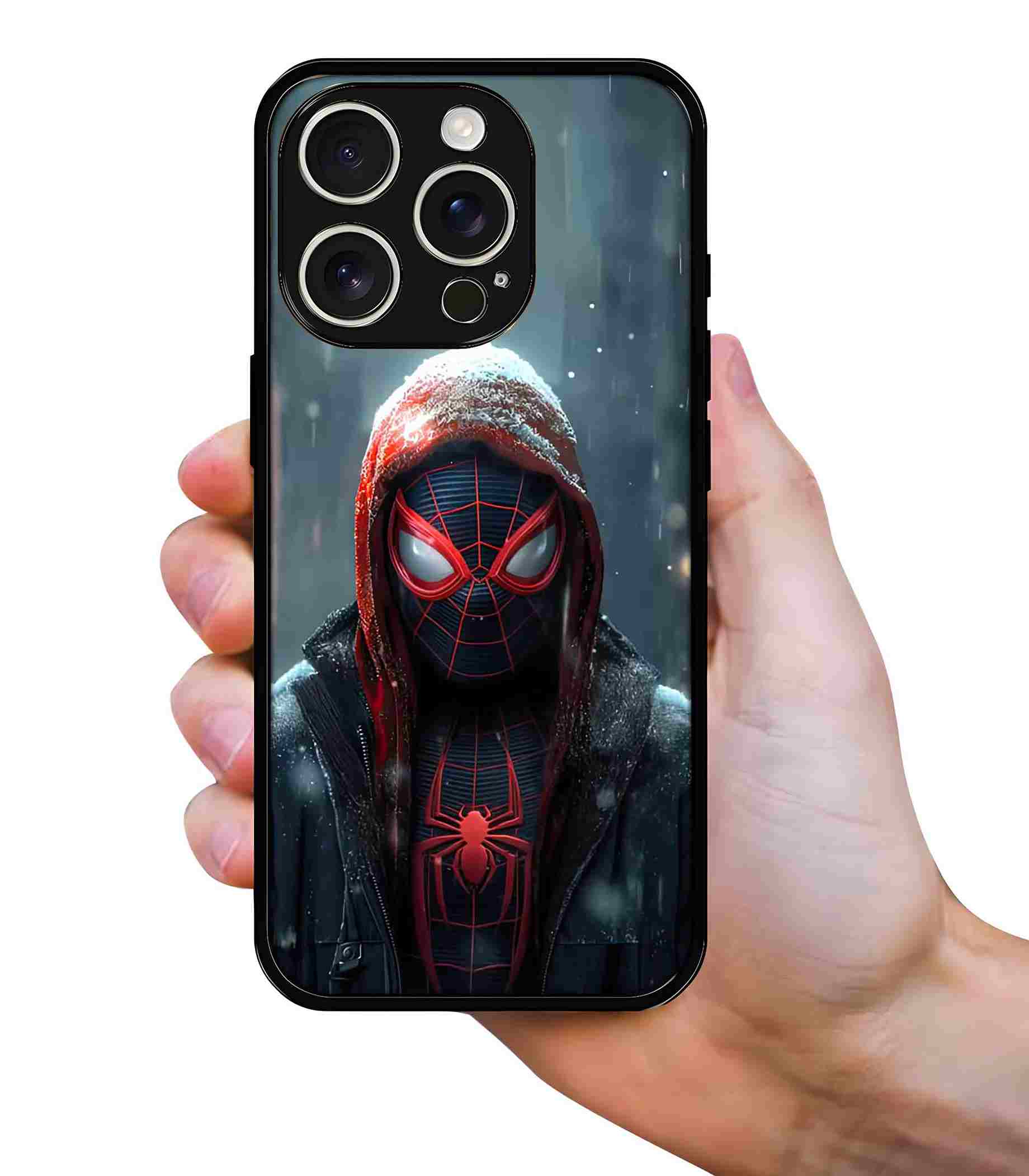 Iconic miles morales art 2D Rubber Mobile Back Cover