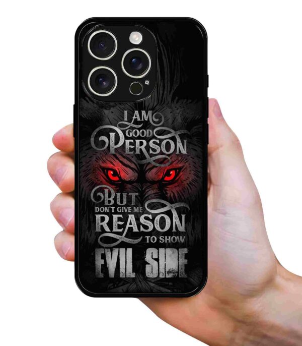 My Evil Side 2D Rubber Mobile Back Cover