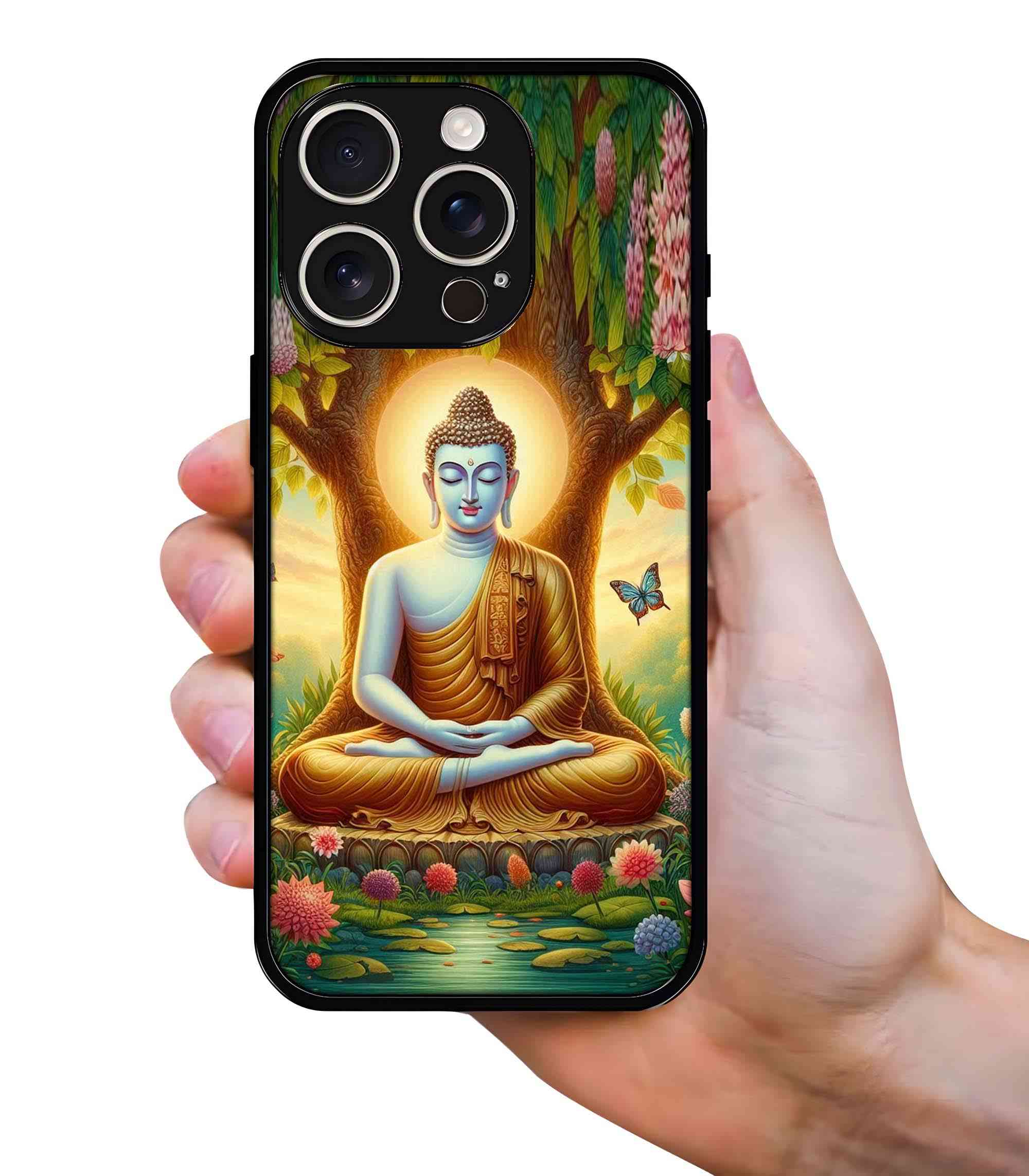 Budh 2D Rubber Mobile Back Cover