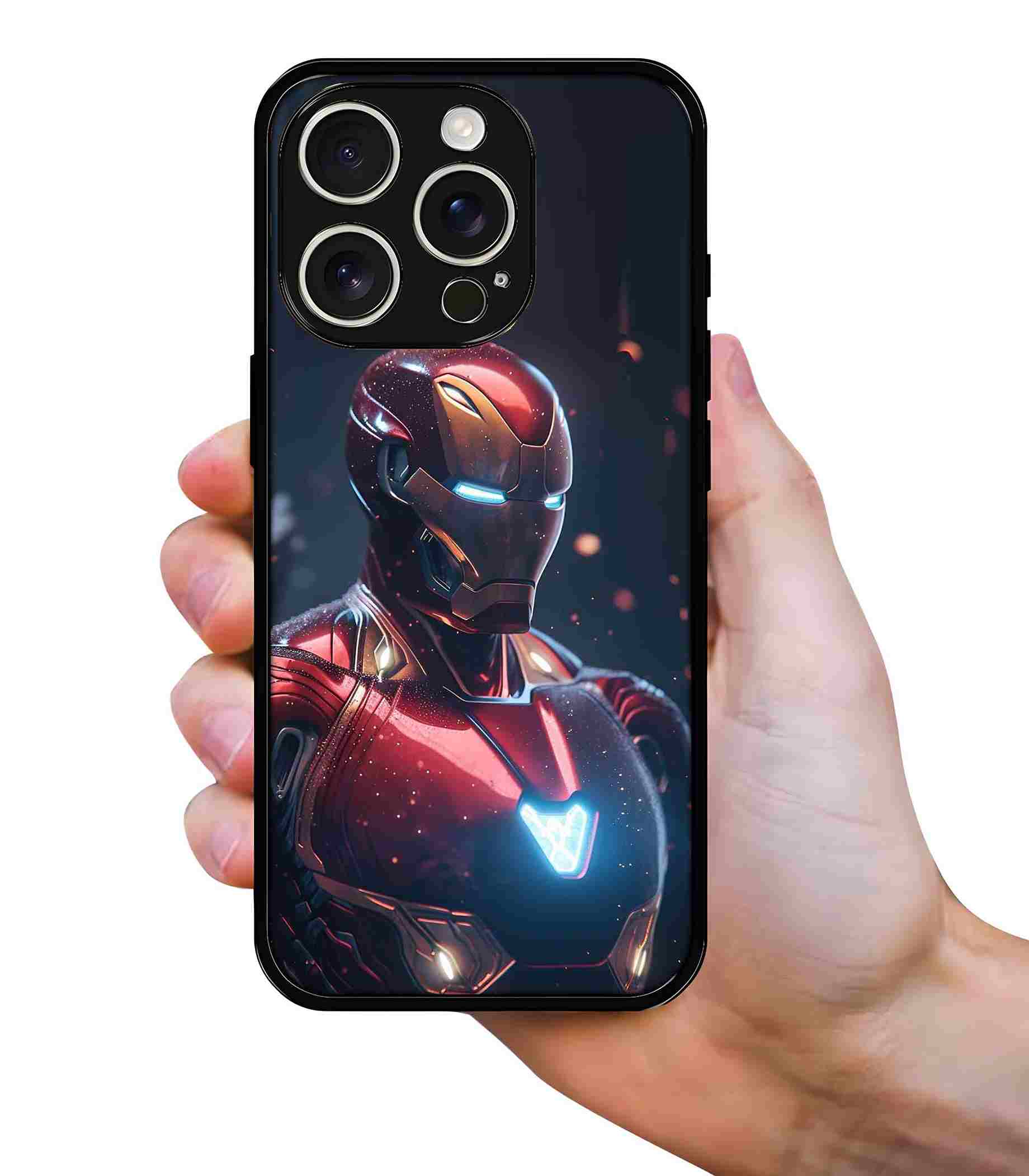 Iron Man 2D Rubber Mobile Back Cover
