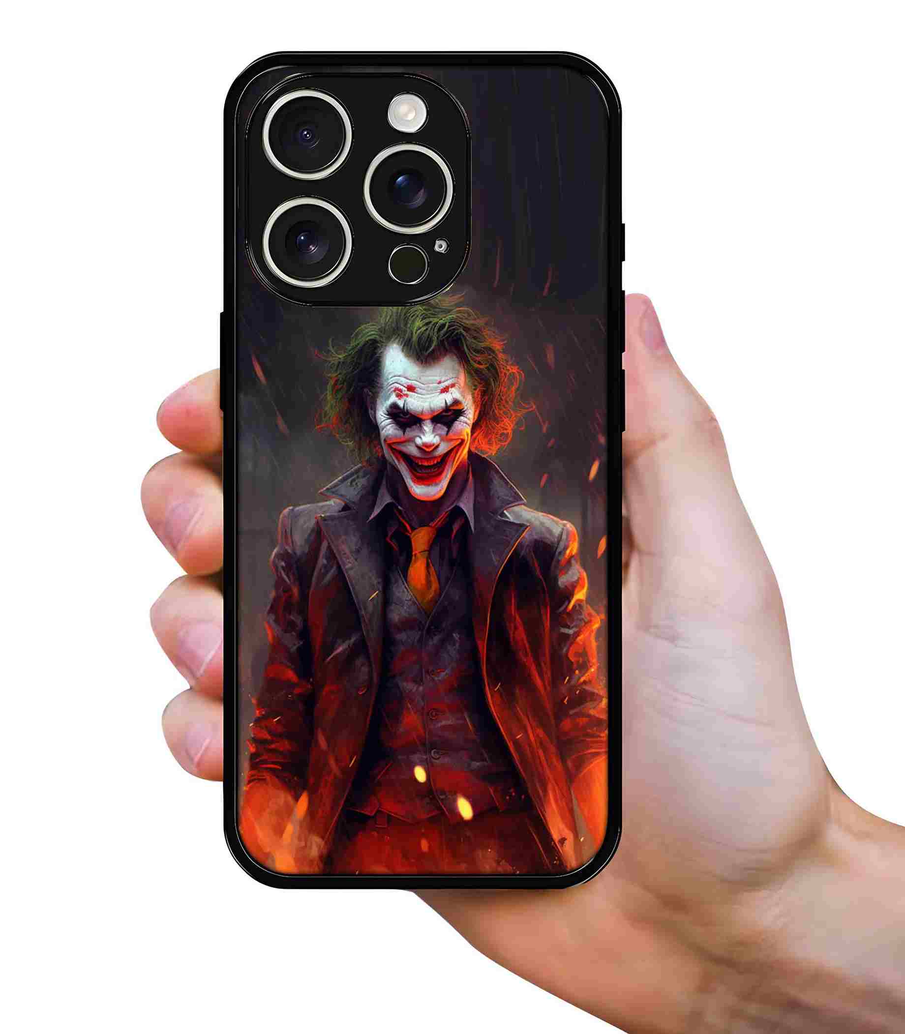 Joker Evil Smile 2D Rubber Mobile Back Cover Joker Evil Smile 2D Rubber Mobile Back Cover