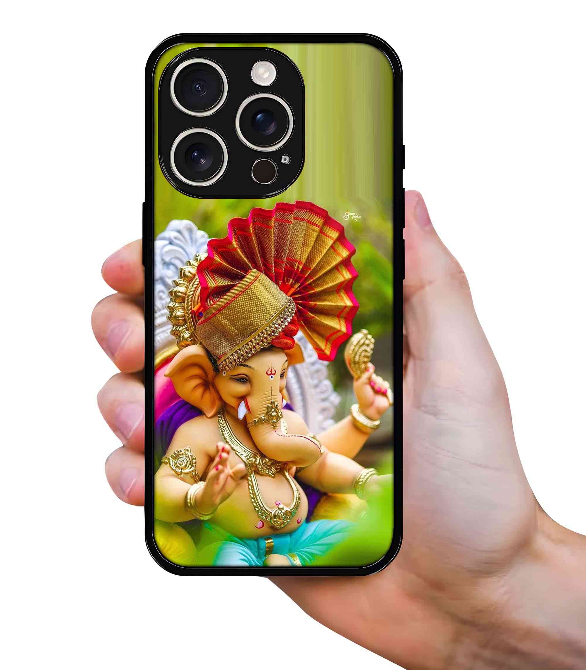 Ganesh 2D Rubber Mobile Back Cover