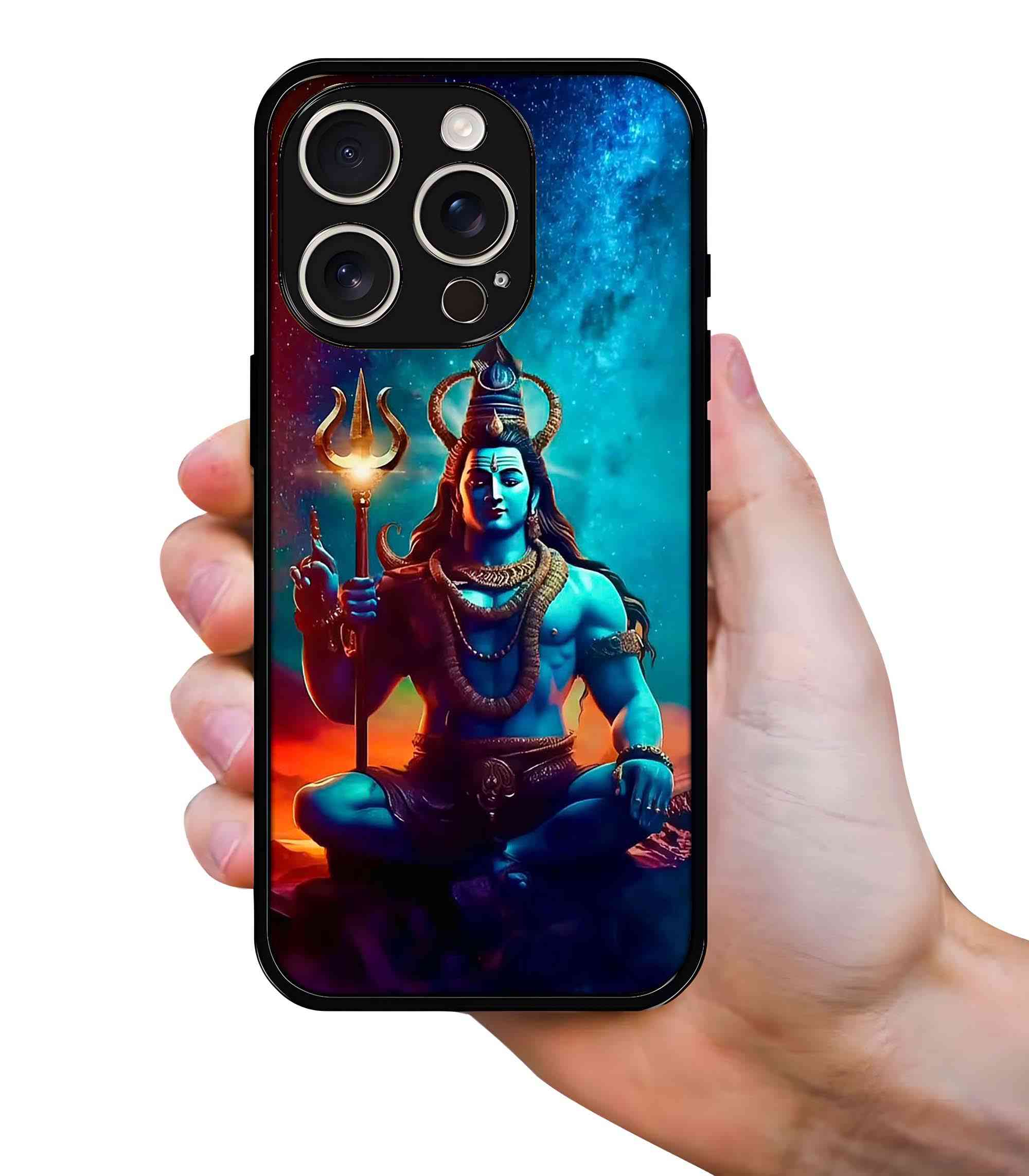 God Shiva 2D Rubber Mobile Back Cover