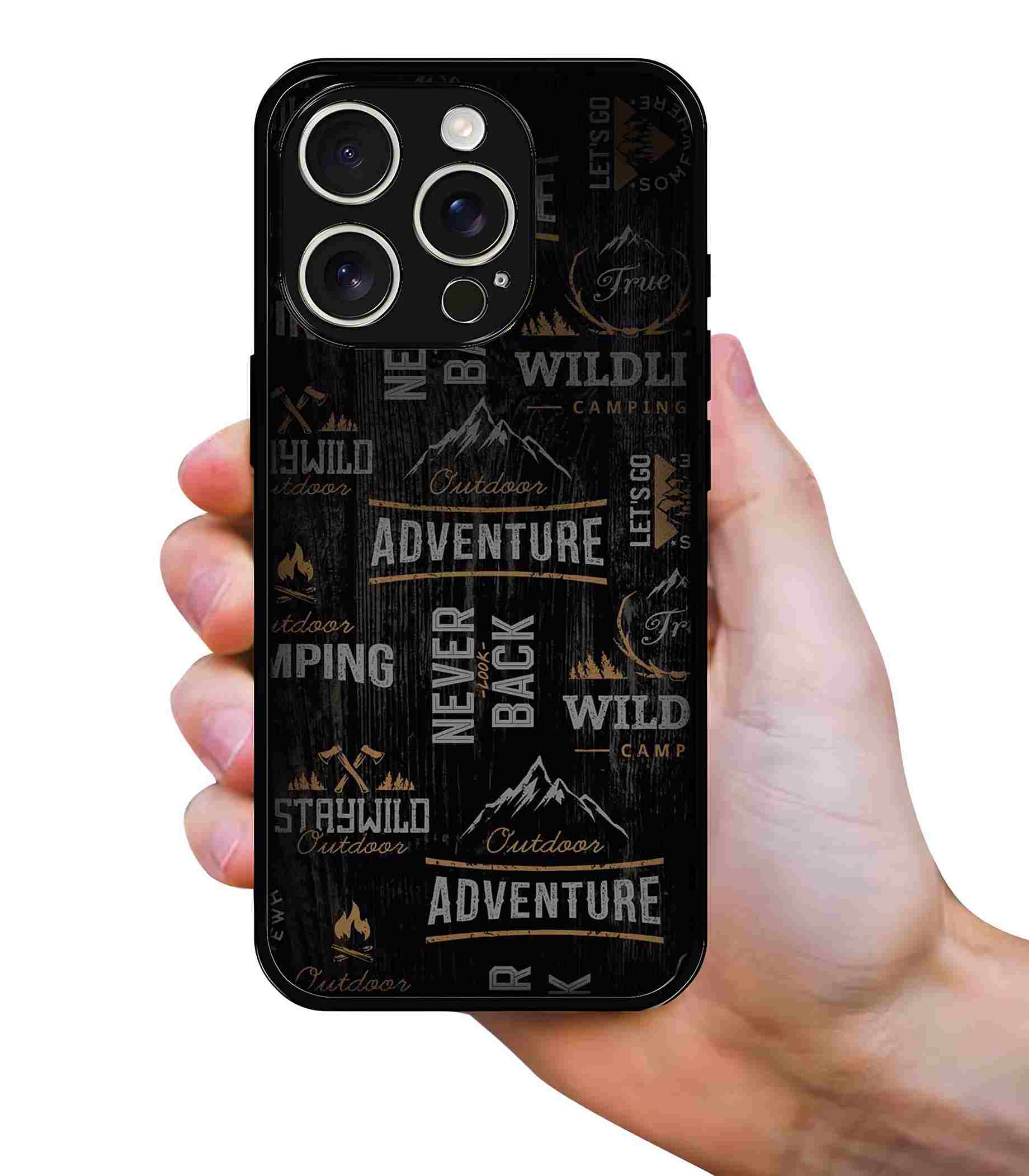Outdoor Adventure 2D Rubber Mobile Back Cover Outdoor Adventure 2D Rubber Mobile Back Cover