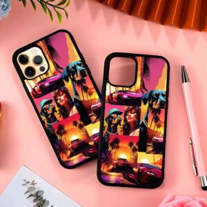 GTA-6 2D Rubber Mobile Back Cover