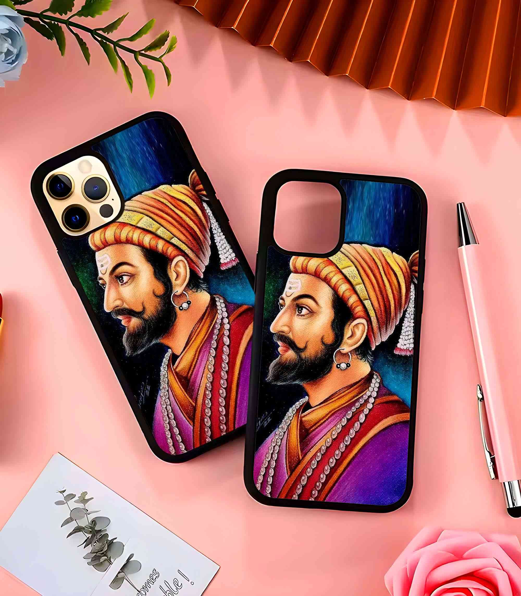 Chhatrapati Shivaji Maharaj 2D Rubber Mobile Back Cover